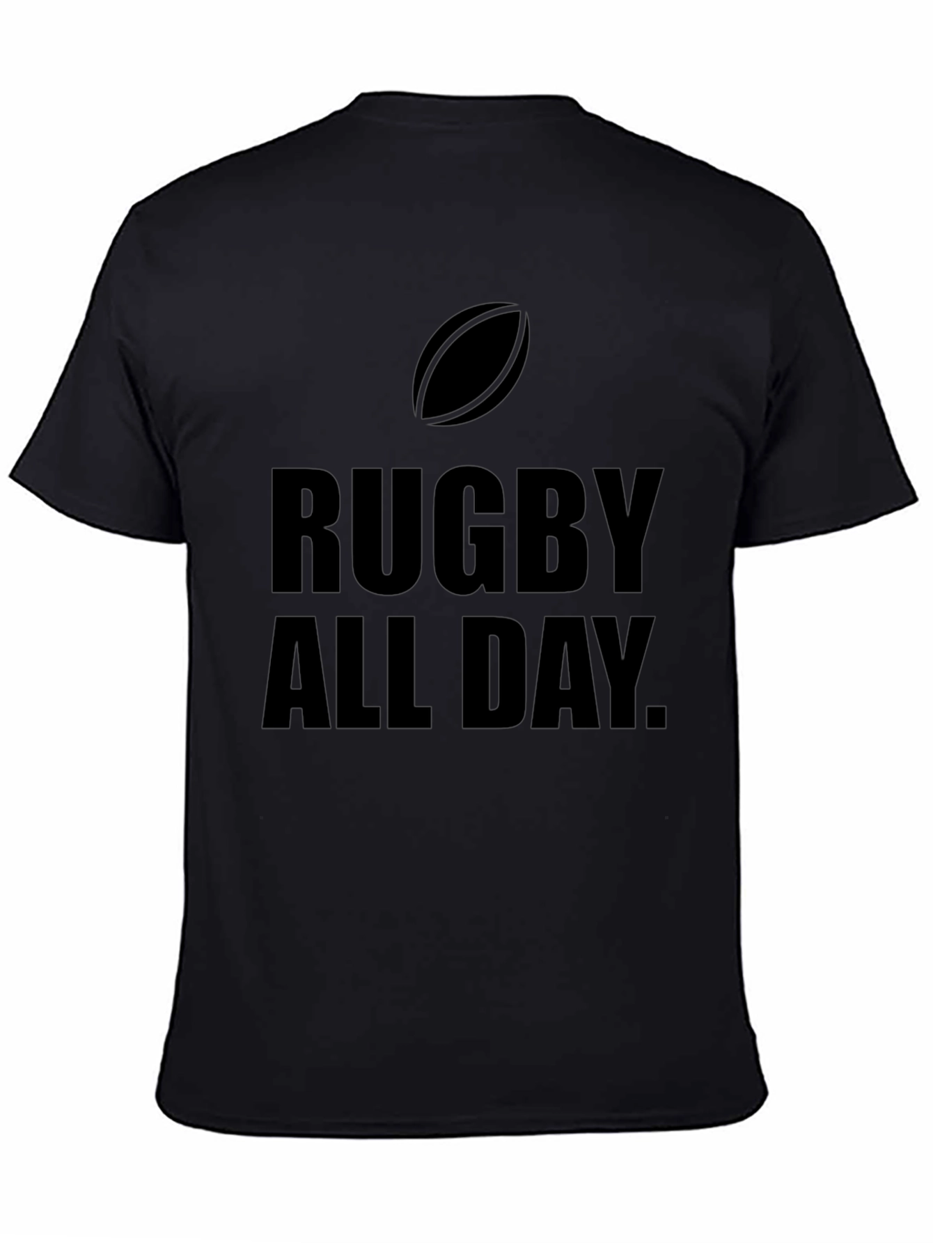Rugby All Day Black T-Shirt