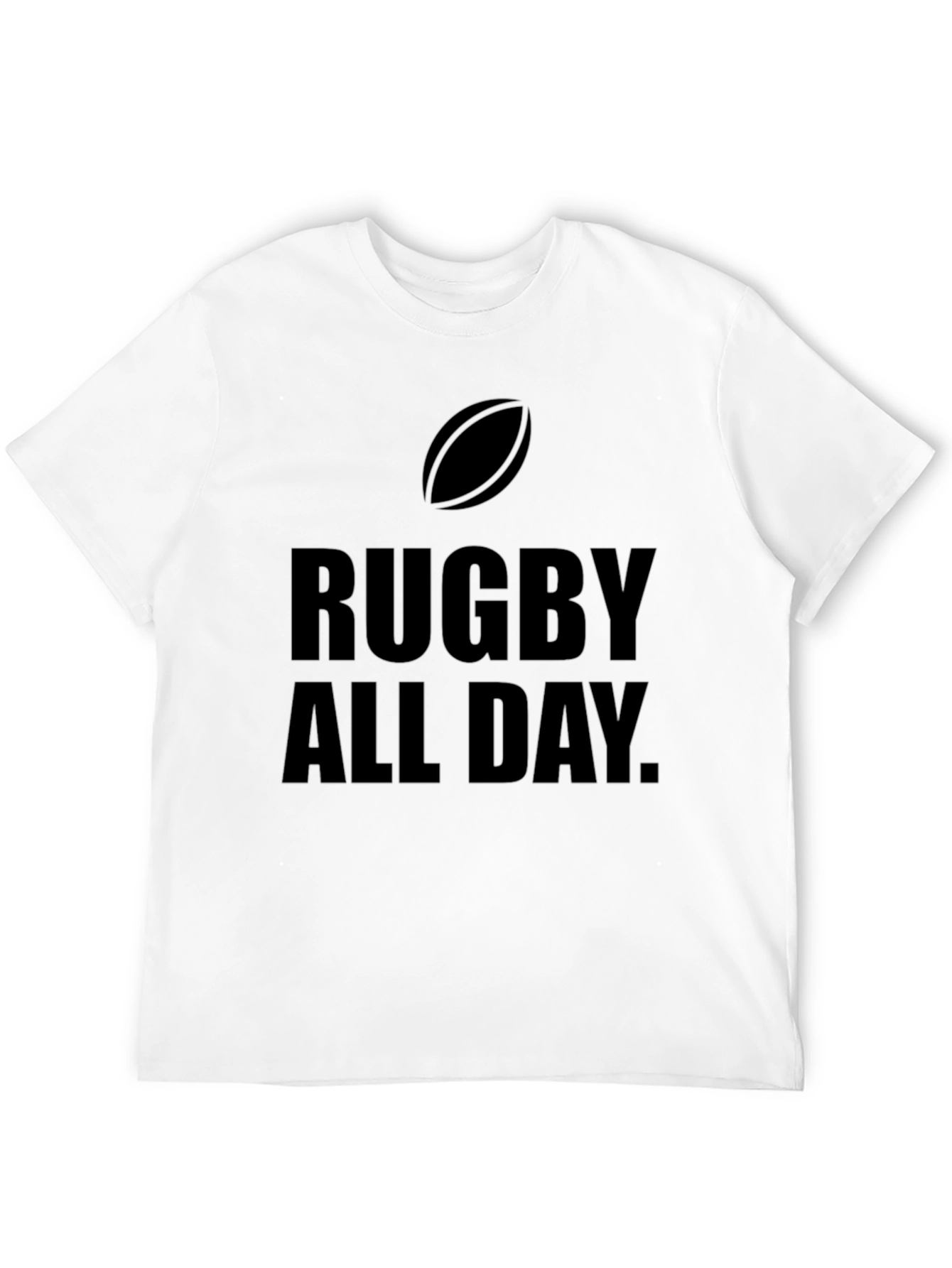 Rugby All Day Black T-Shirt