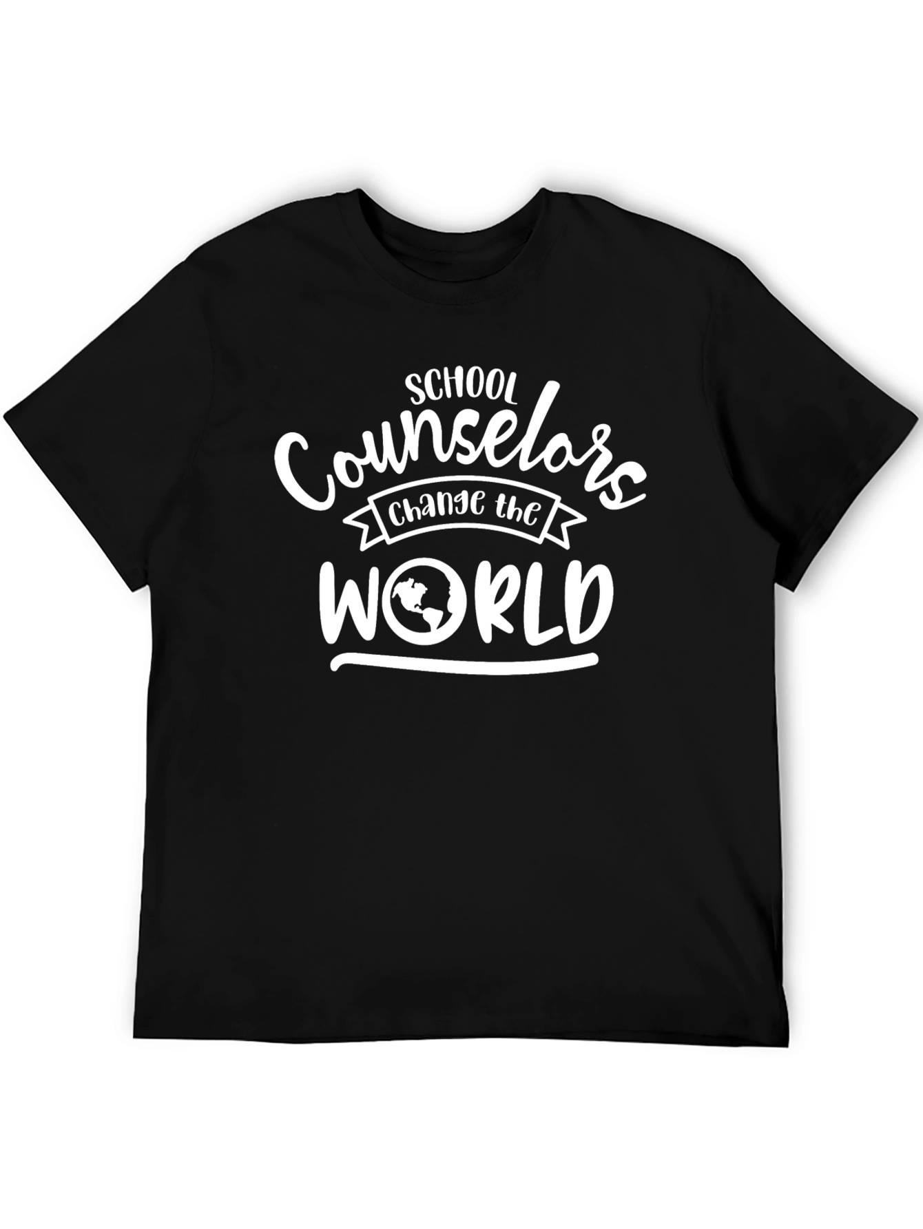 School Counselor Change the World Graphic Tee