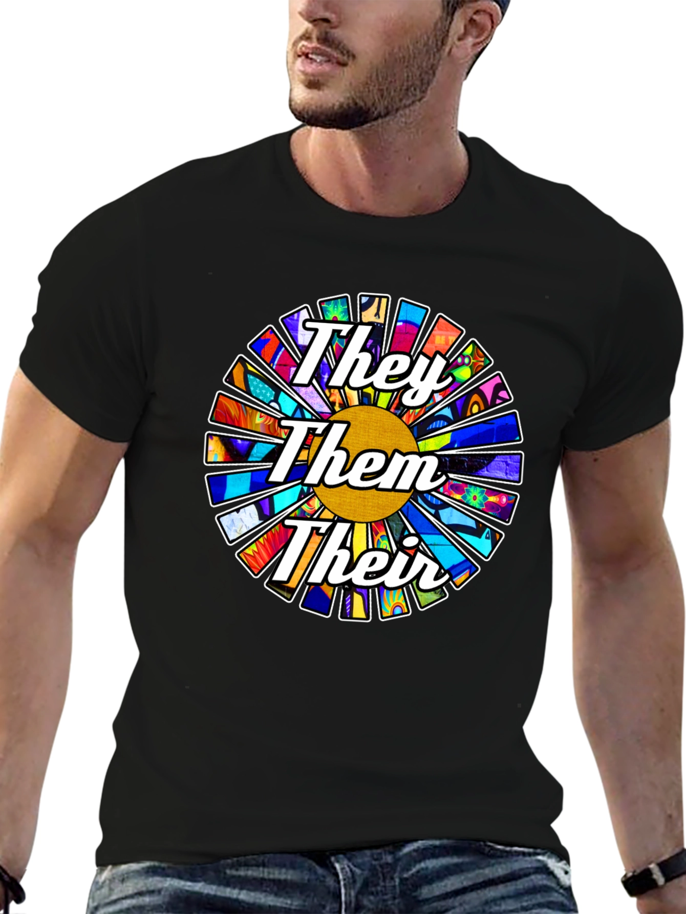 They Them Their Pronoun Pride T-Shirt