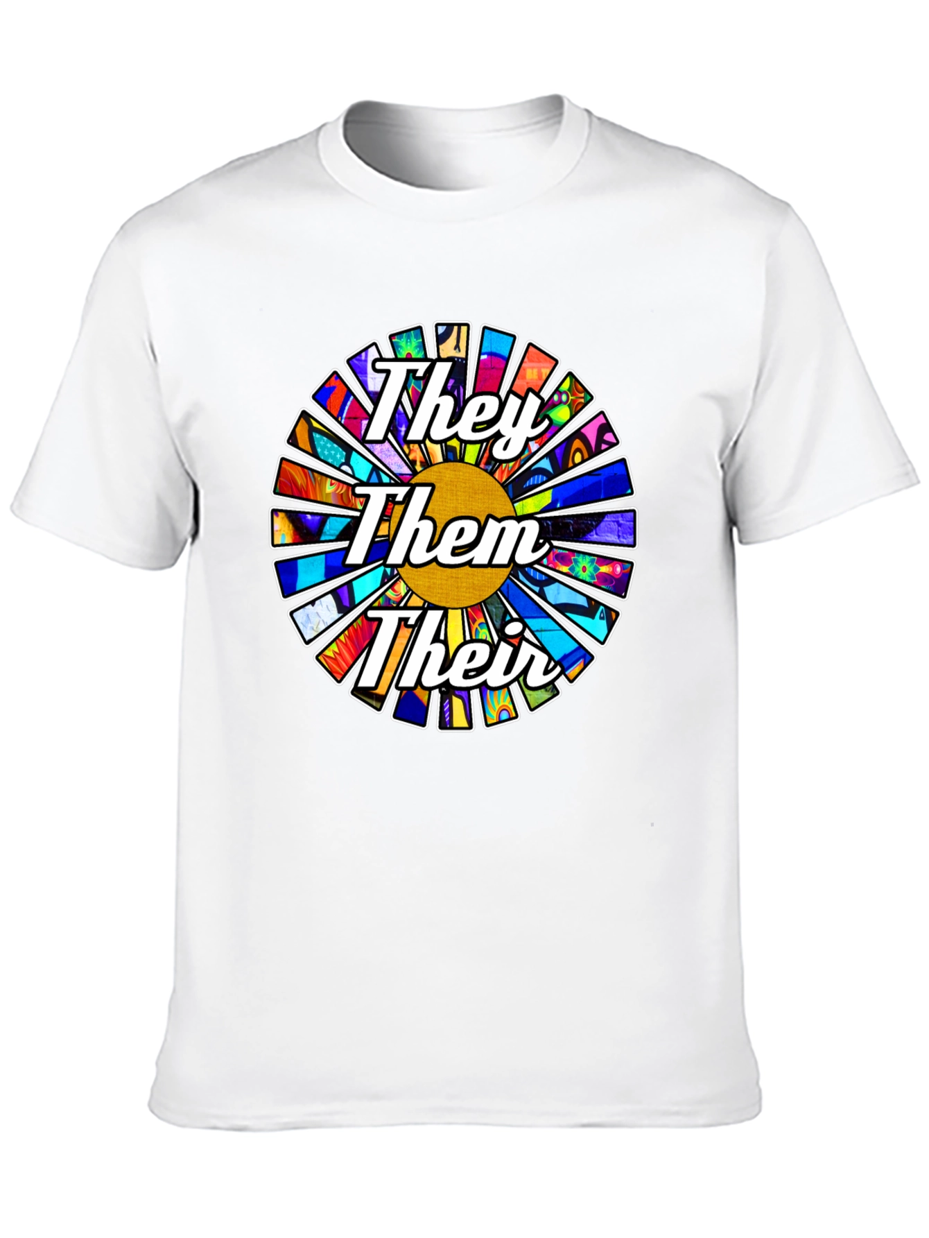 They Them Their Pronoun Pride T-Shirt