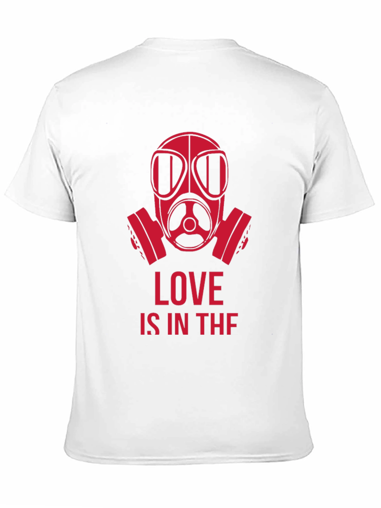 Gas Mask Love T-Shirt - Bold Graphic Tee