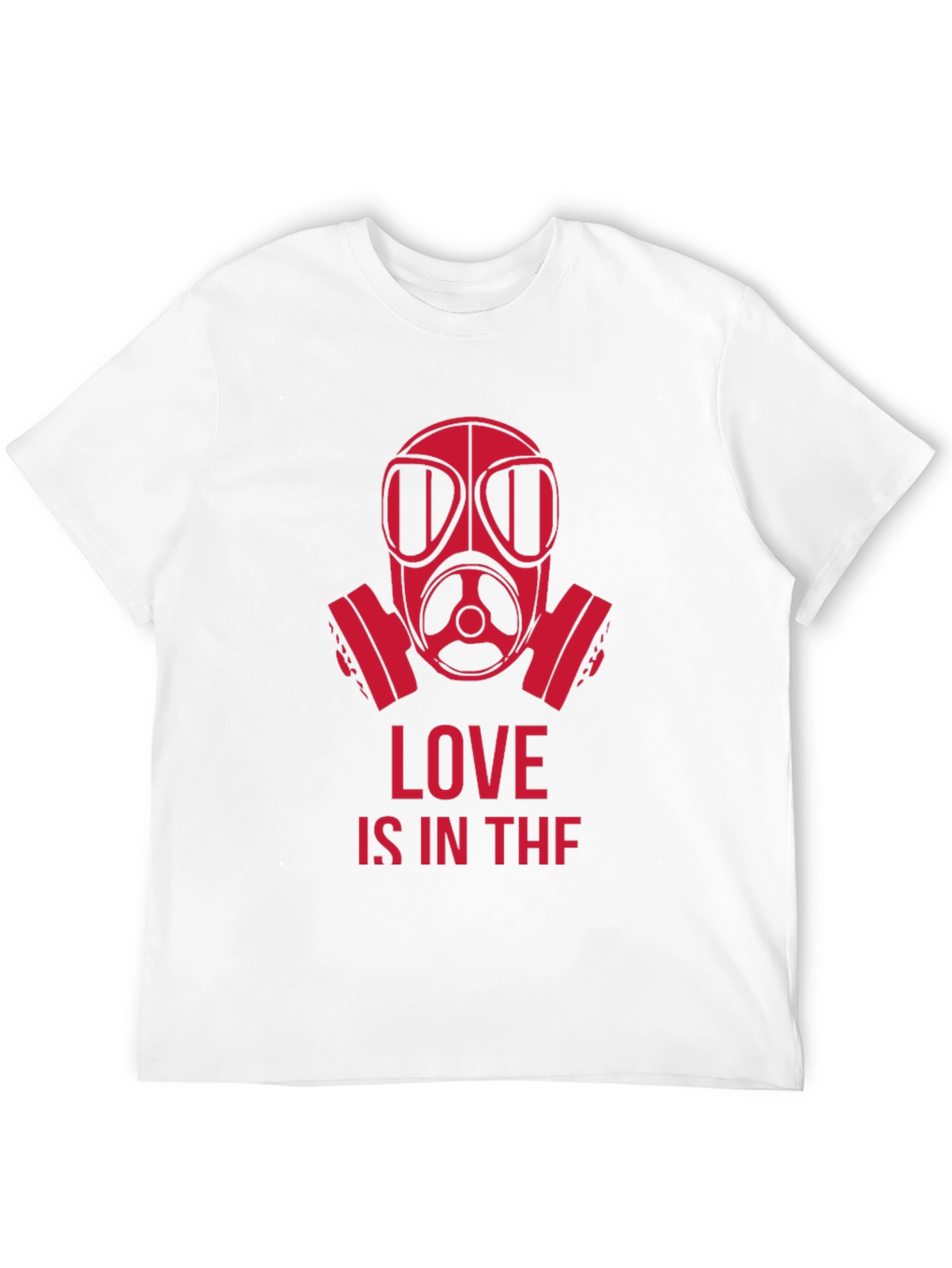 Gas Mask Love T-Shirt - Bold Graphic Tee