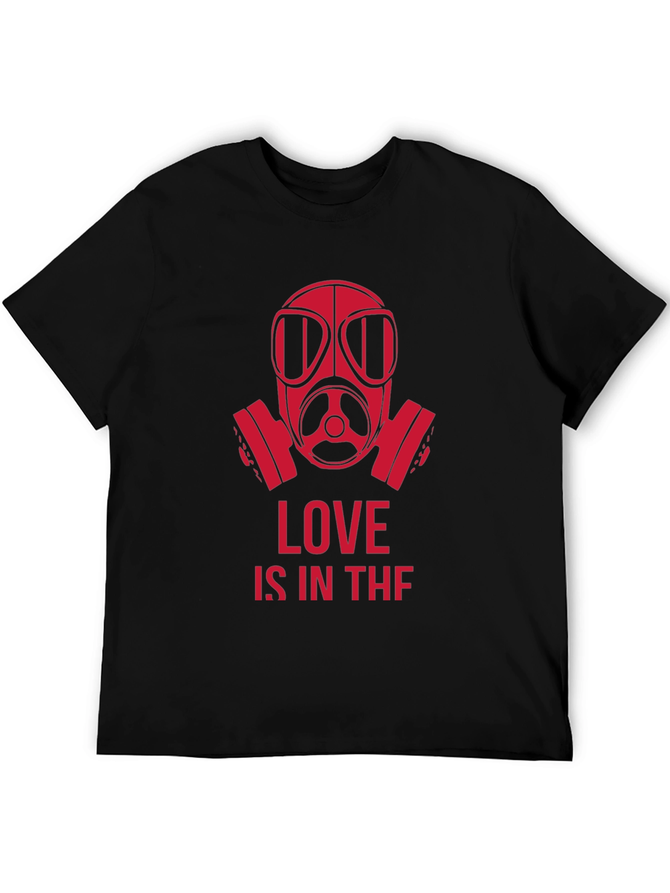 Gas Mask Love T-Shirt - Bold Graphic Tee