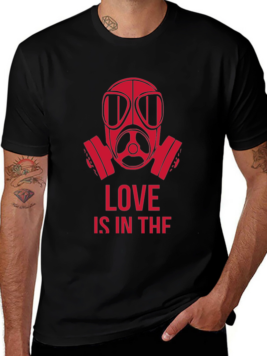 Gas Mask Love T-Shirt - Bold Graphic Tee