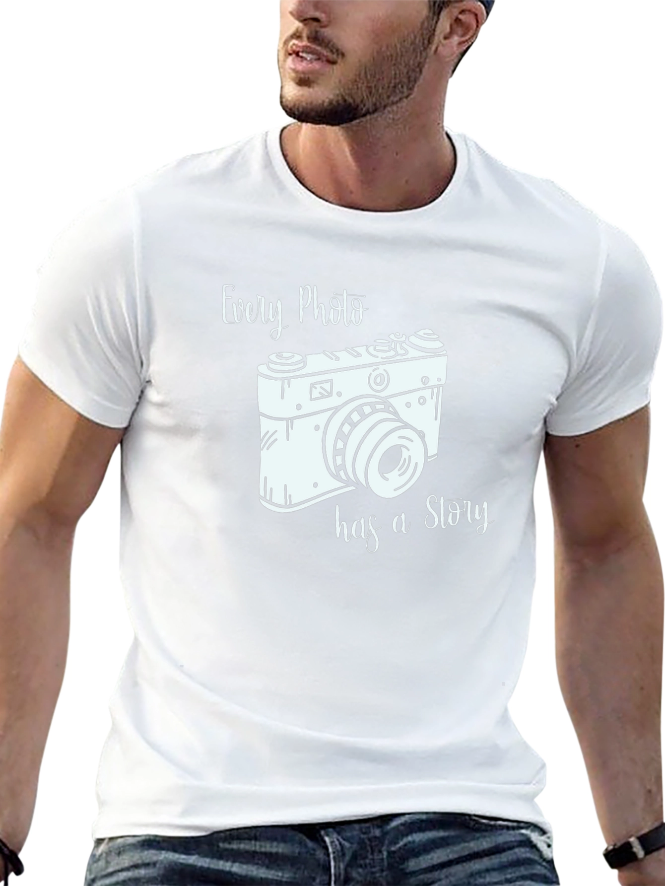 Every Photo Has a Story Camera T-Shirt