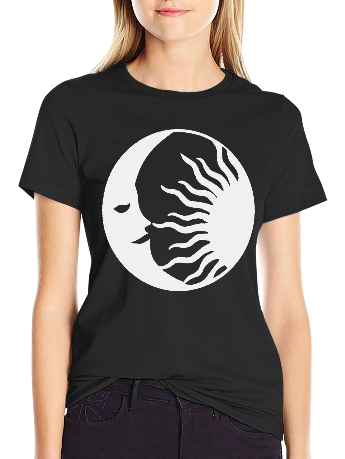 Celestial Sun & Moon Graphic Tee