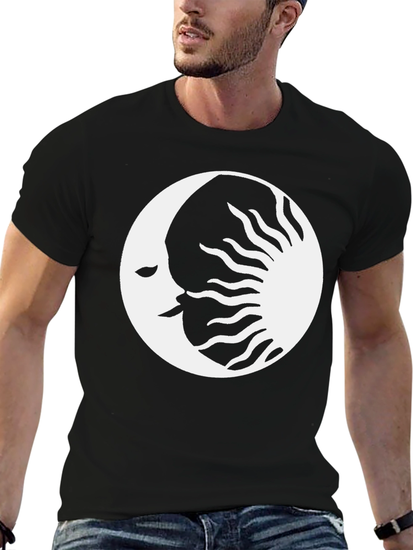 Celestial Sun & Moon Graphic Tee