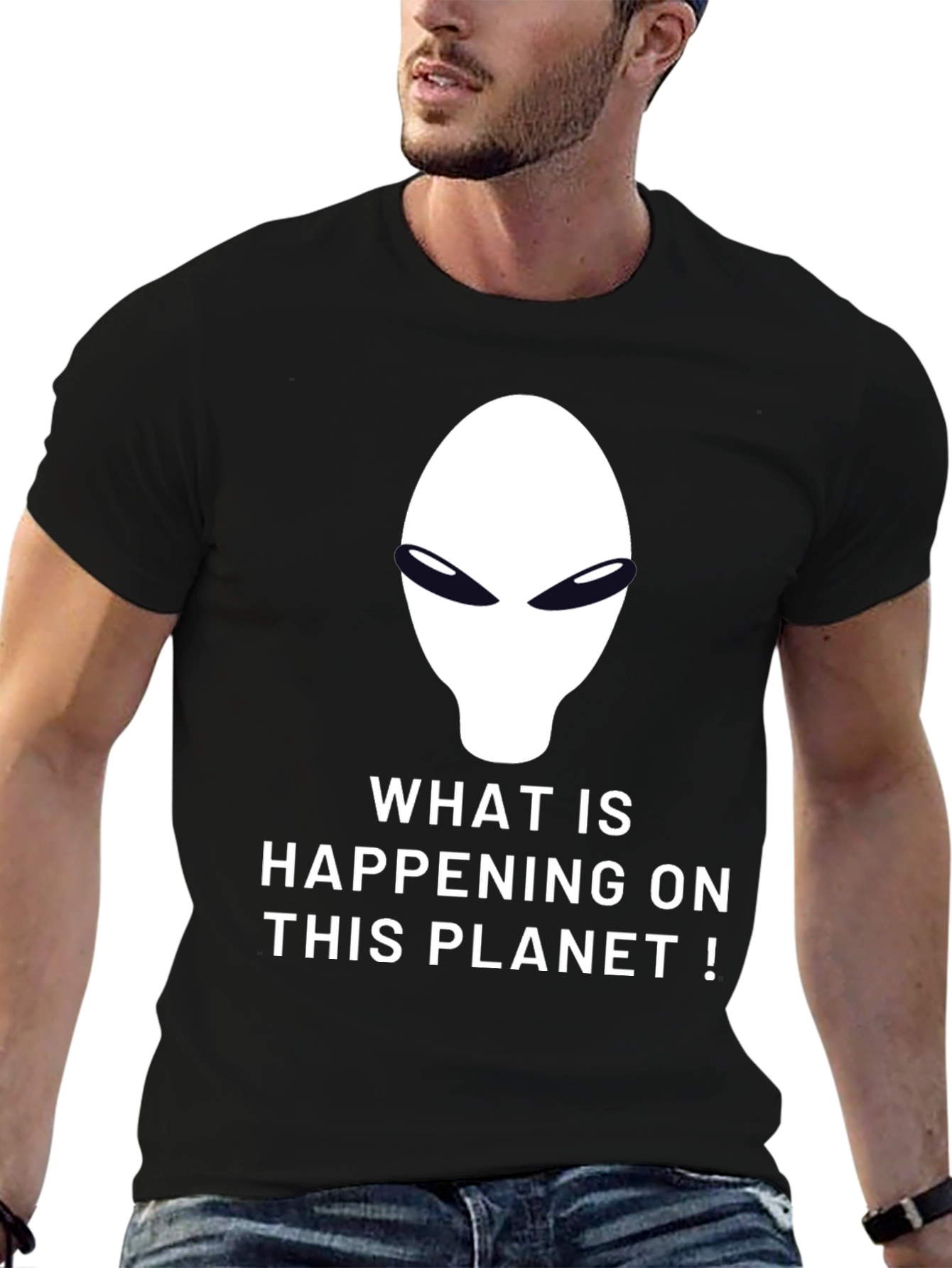 Alien Graphic T-Shirt - What is Happening?