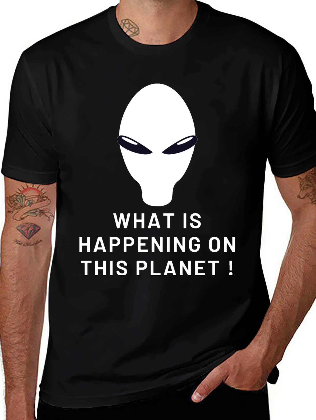 Alien Graphic T-Shirt - What is Happening?