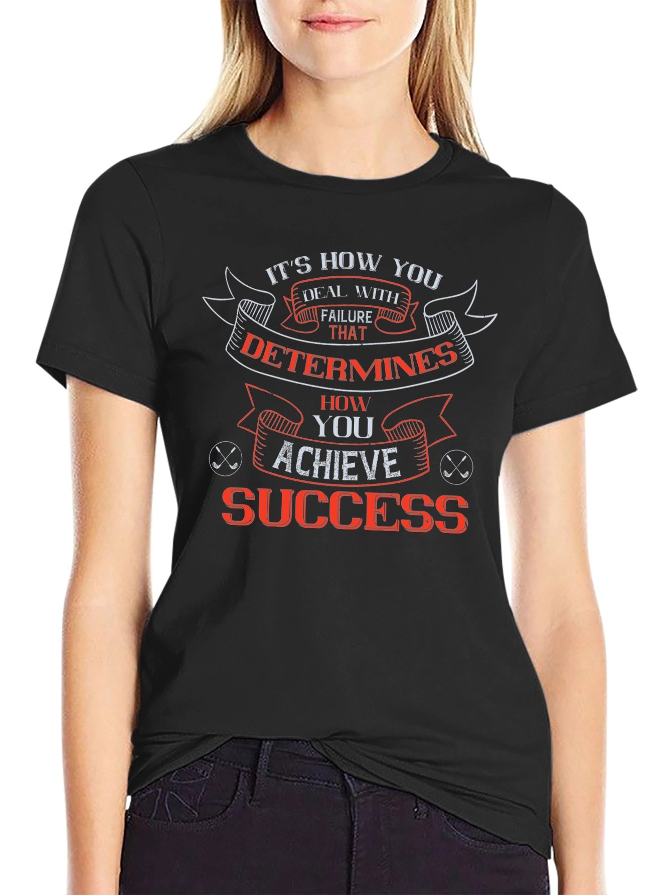 Motivational T-Shirt: Success Through Determination