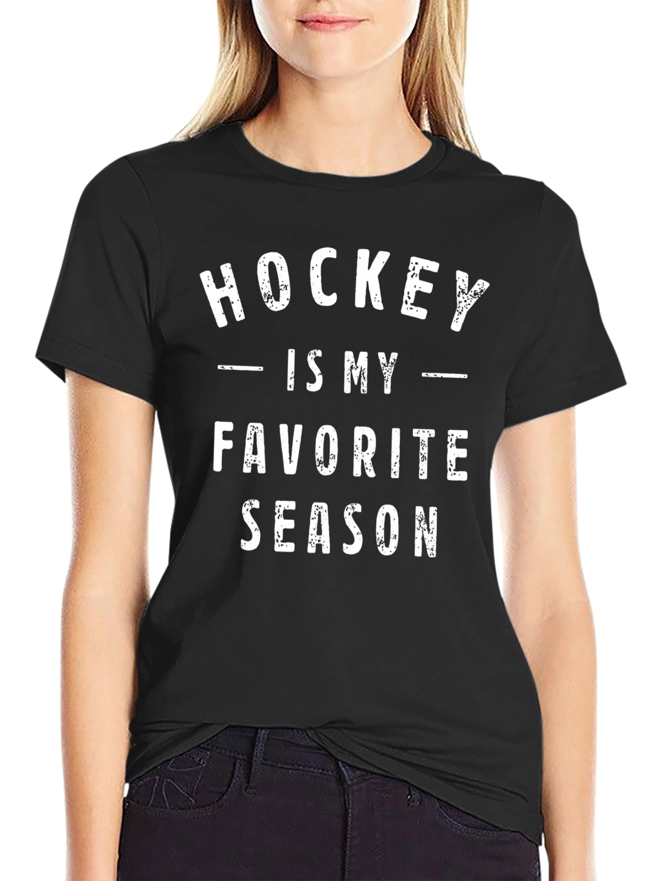 Hockey Is My Favorite Season Graphic T-Shirt