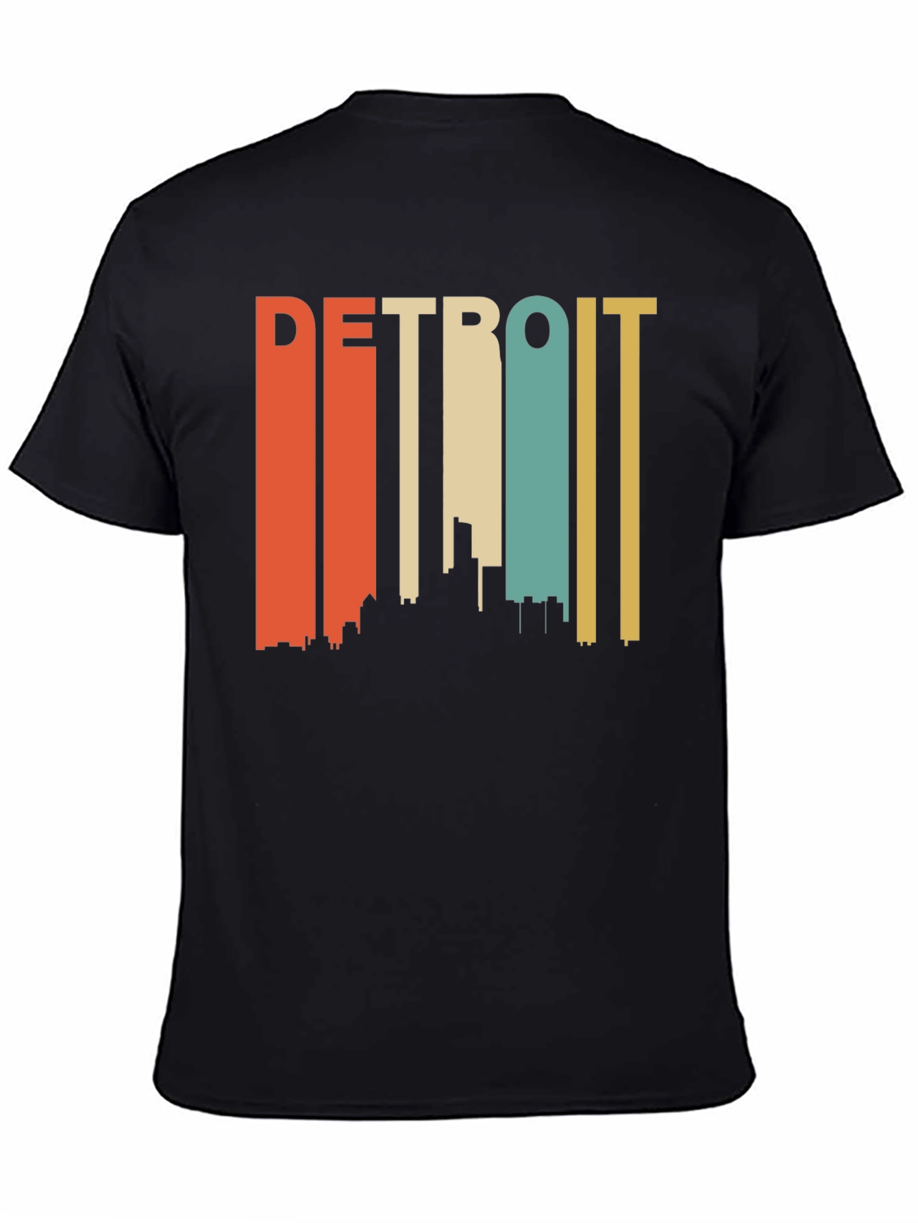 Retro Detroit Skyline T-Shirt