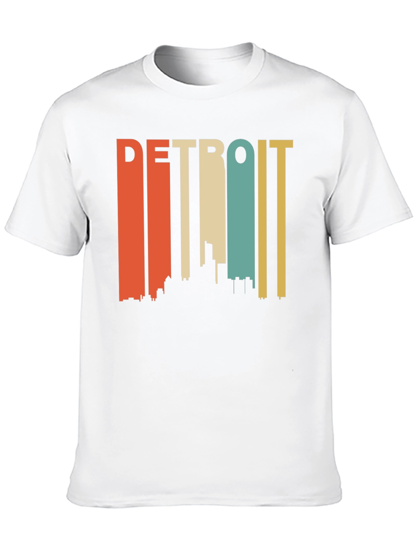 Retro Detroit Skyline T-Shirt