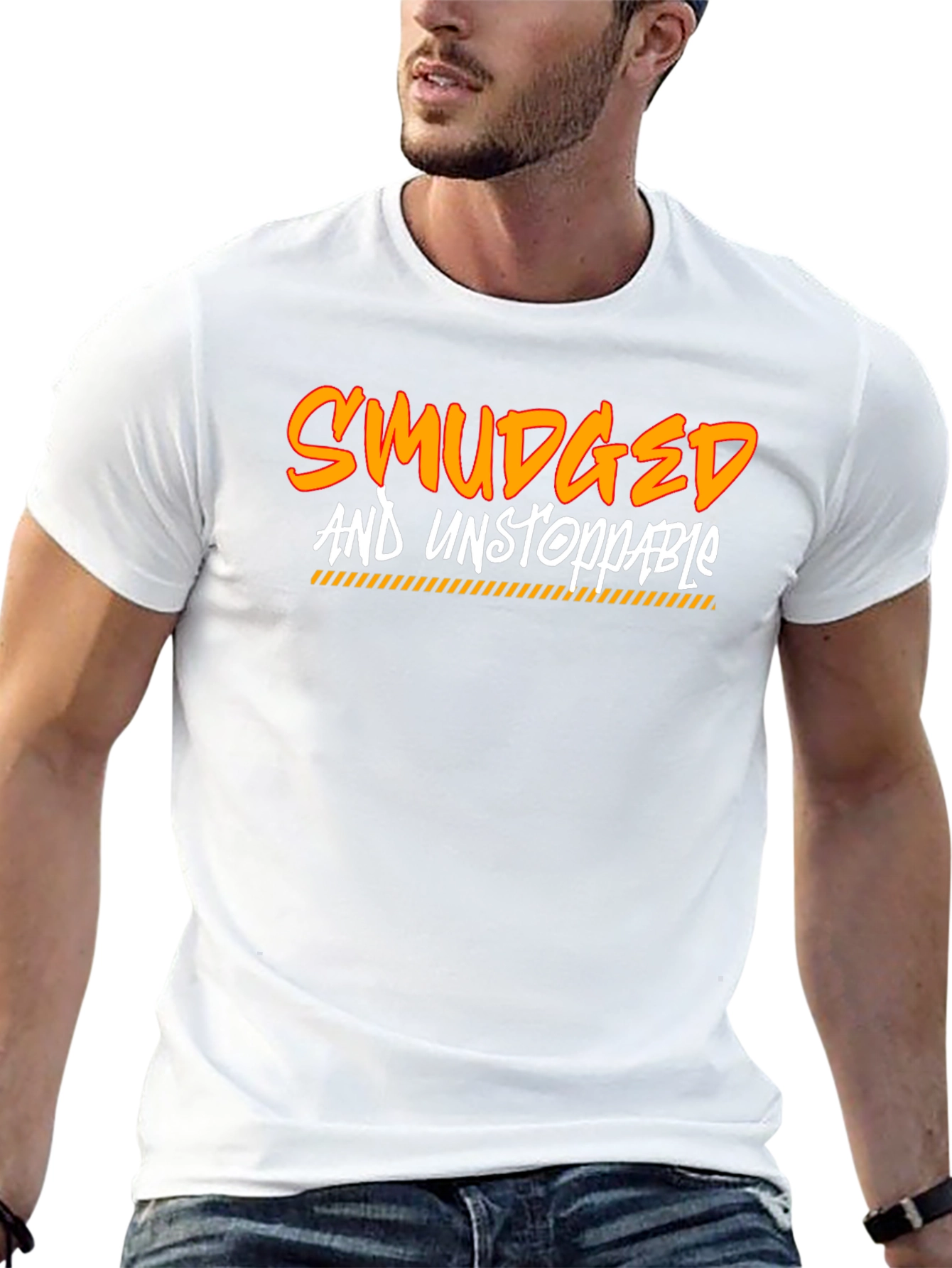 Smudged and Unstoppable Graphic T-Shirt