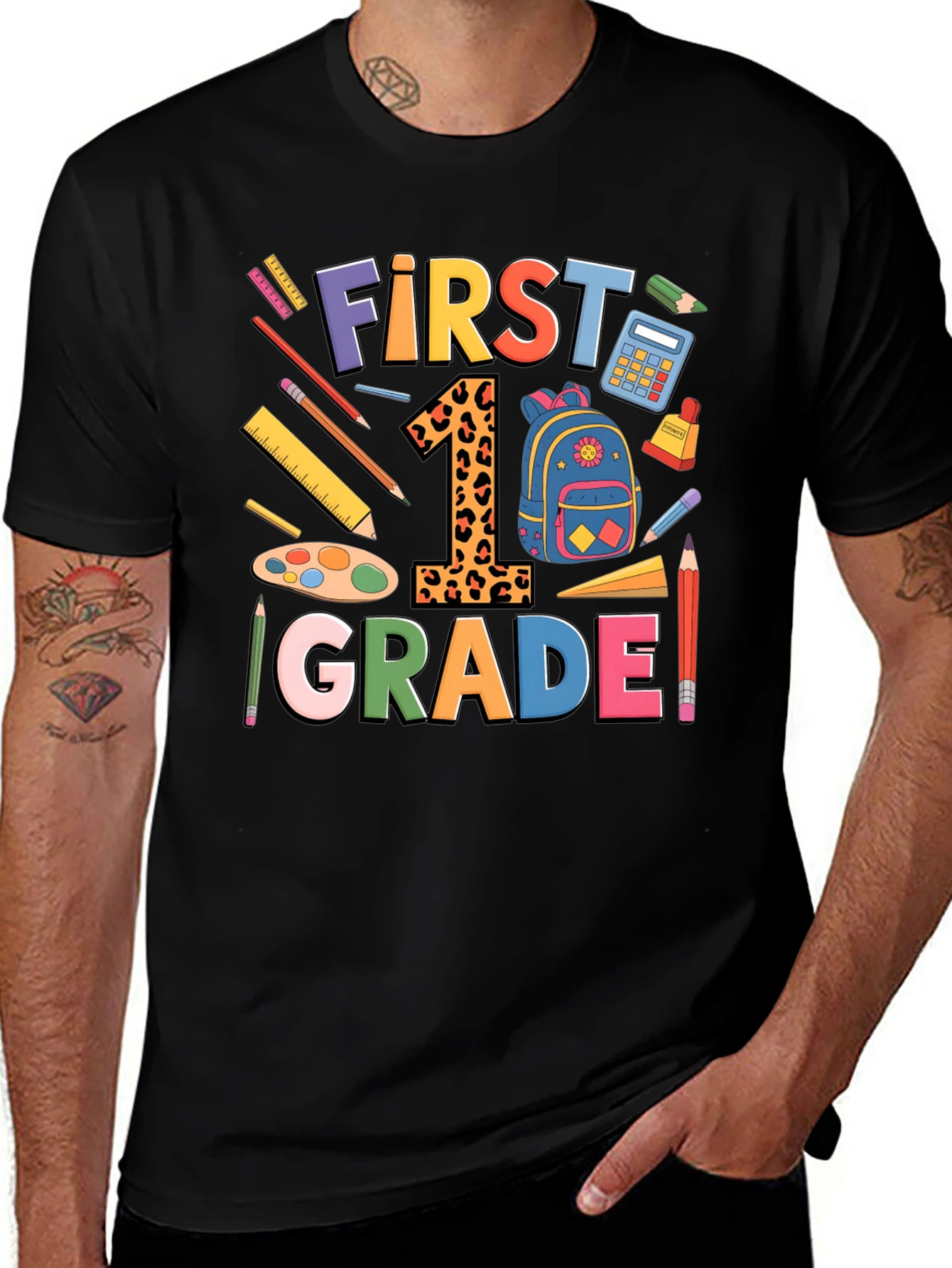 First Grade T-Shirt - Back to School Teacher Shirt