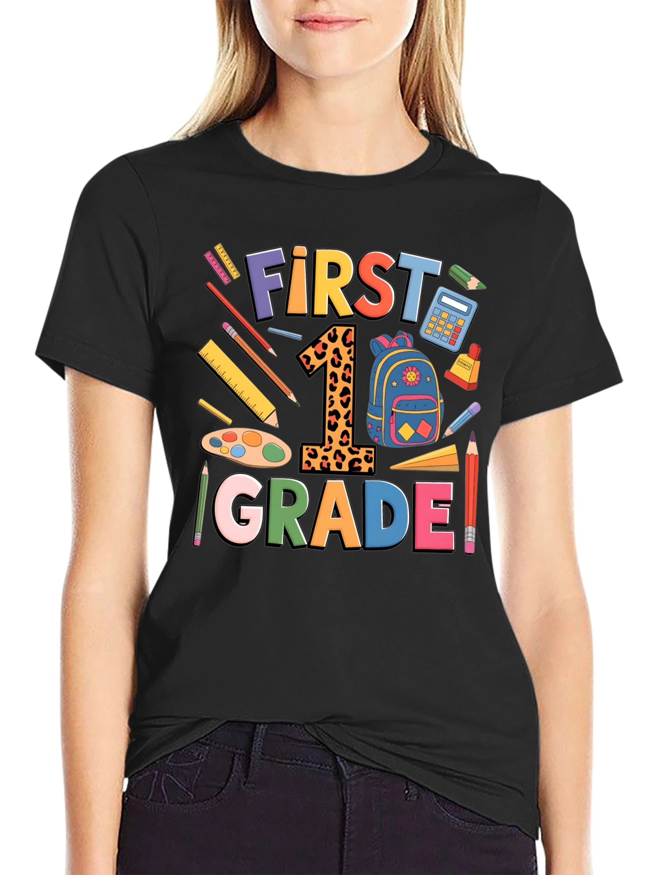First Grade T-Shirt - Back to School Teacher Shirt