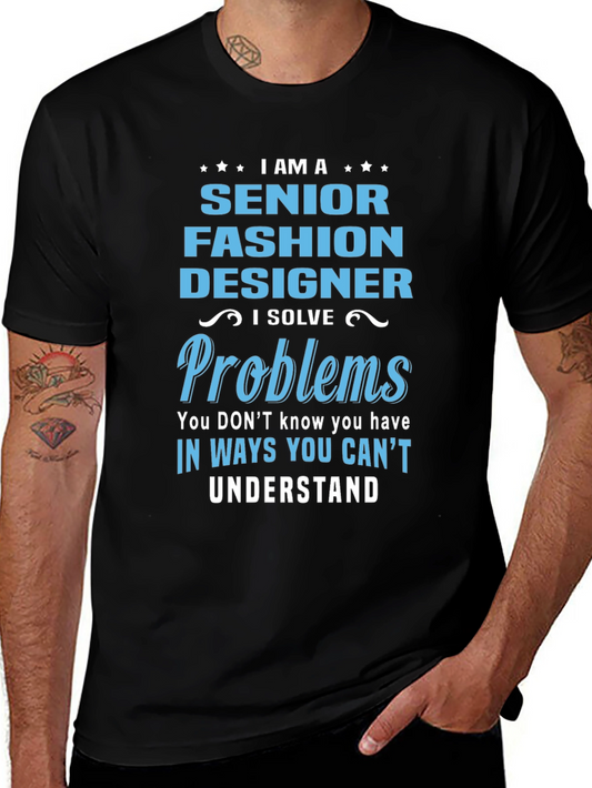 Senior Fashion Designer Humor T-Shirt