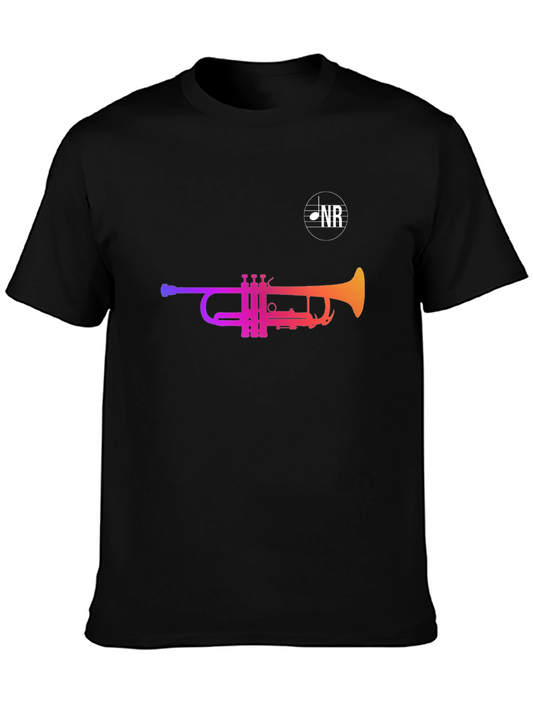 Gradient Trumpet Graphic Tee