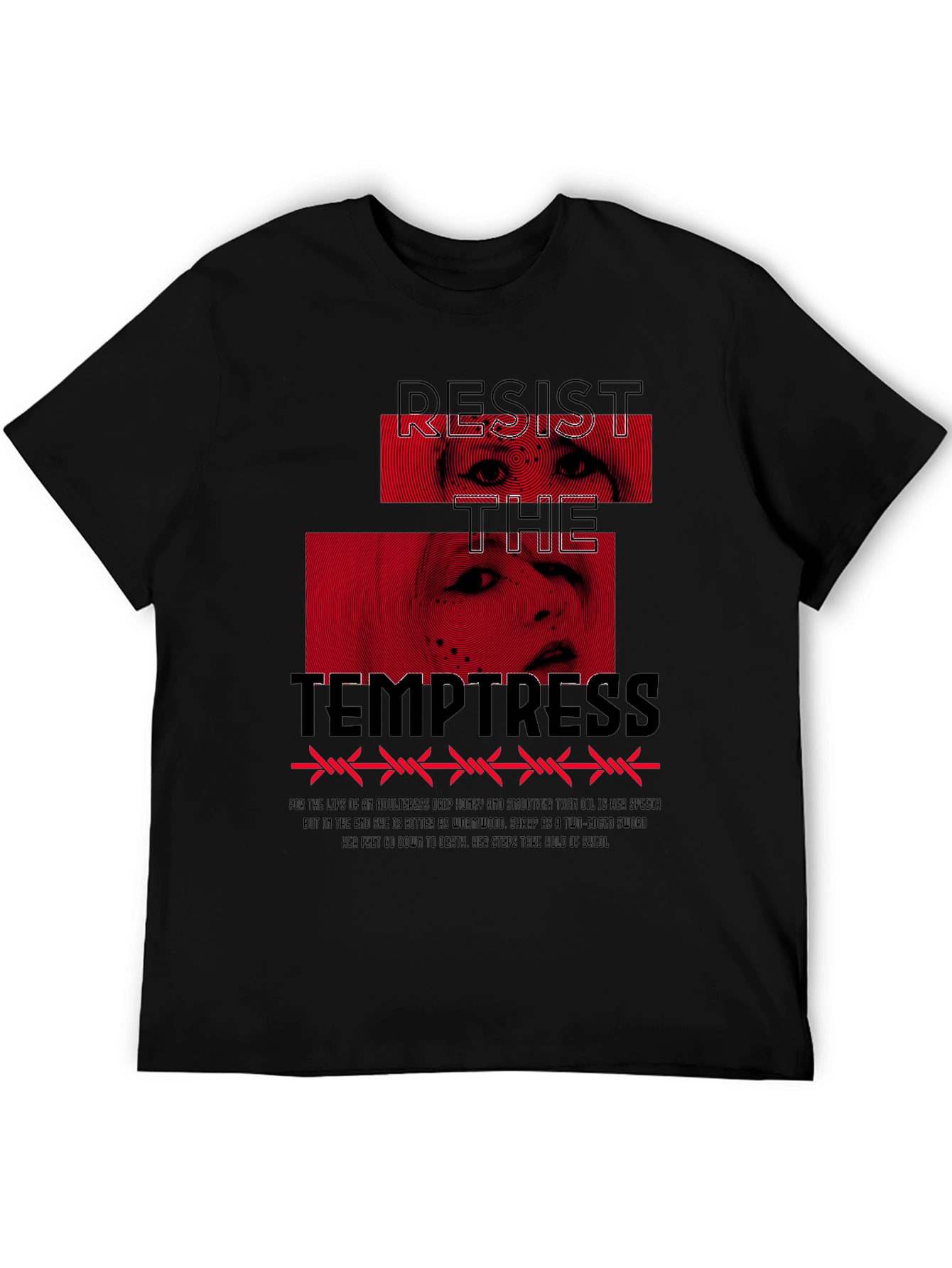 Resist the Temptress Graphic T-Shirt