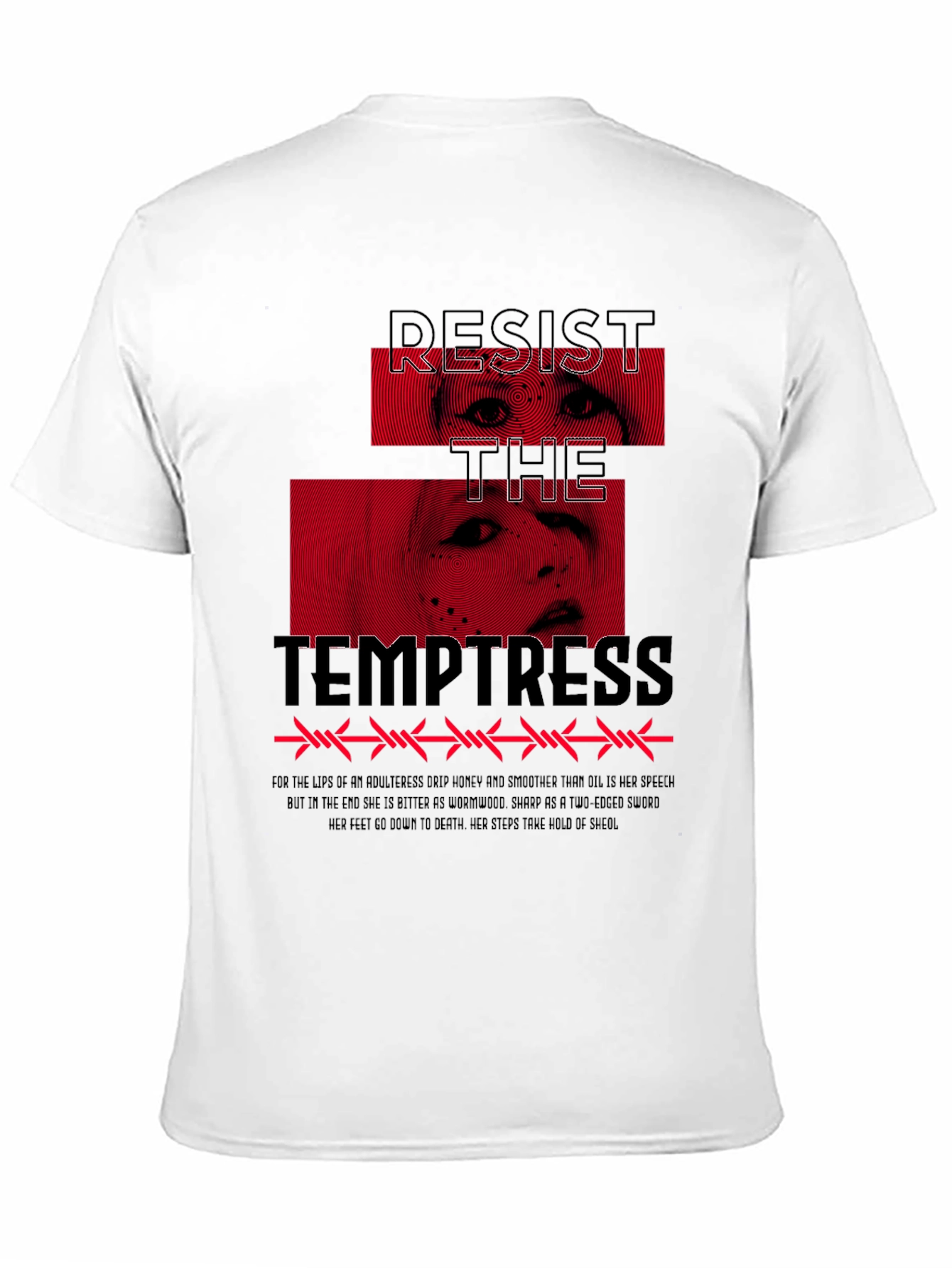 Resist the Temptress Graphic T-Shirt