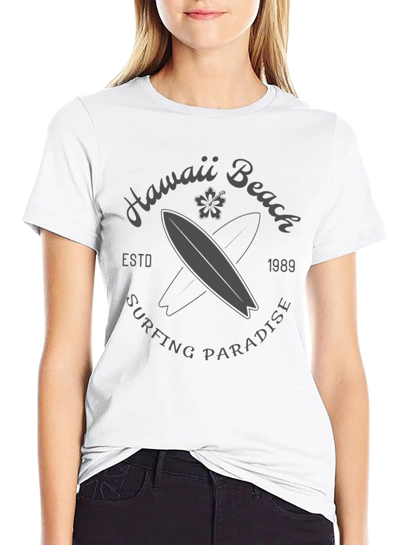 Hawaii Beach Surfing T-Shirt