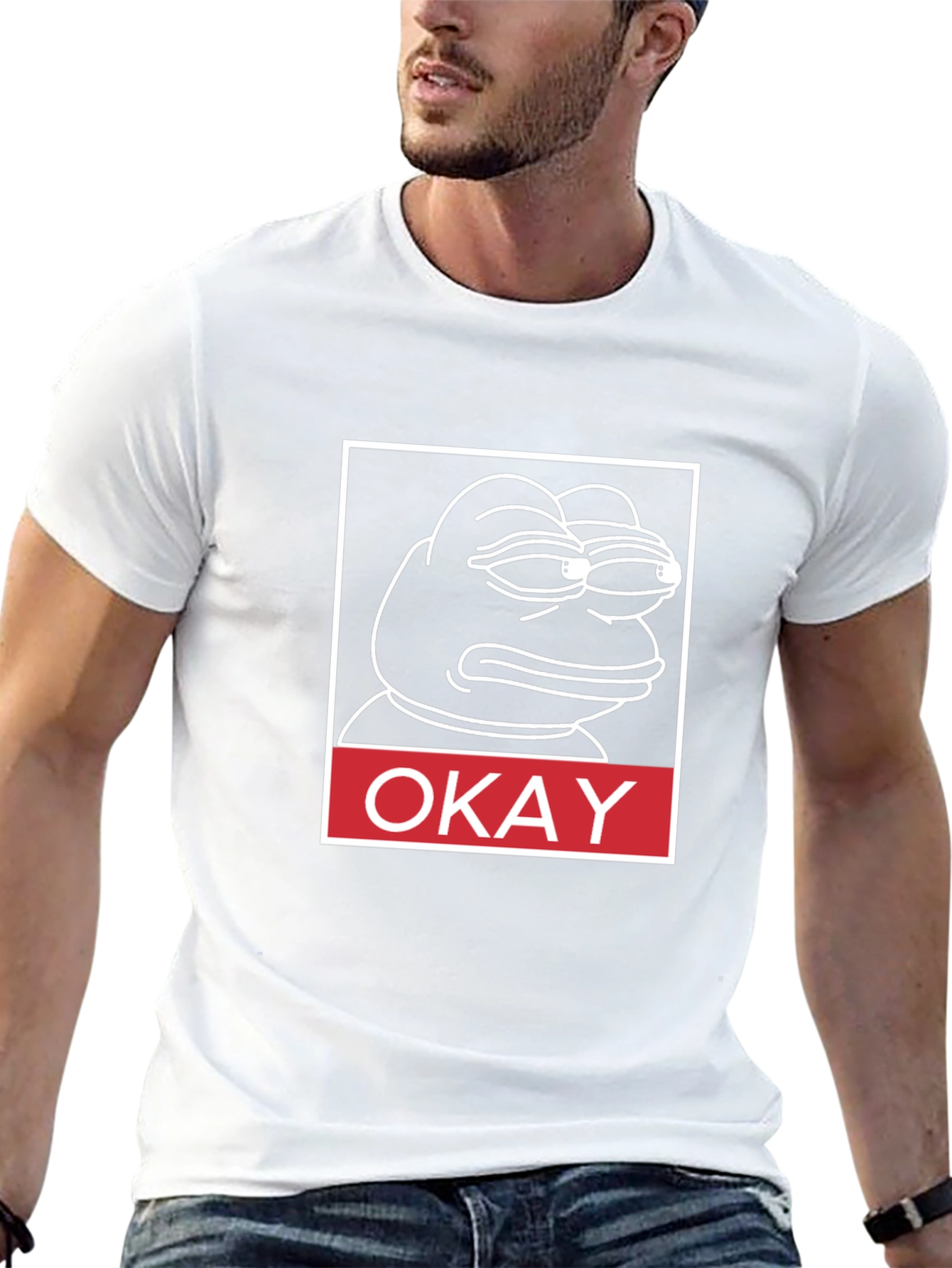 Okay Pepe T-Shirt - Black Graphic Tee