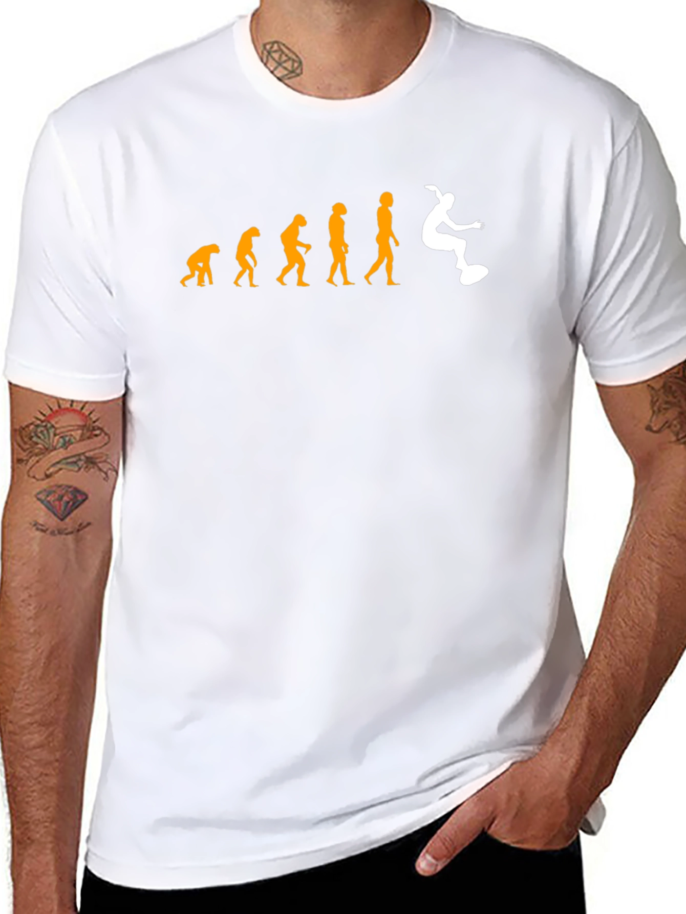 Evolution of Surfing T-Shirt - Black
