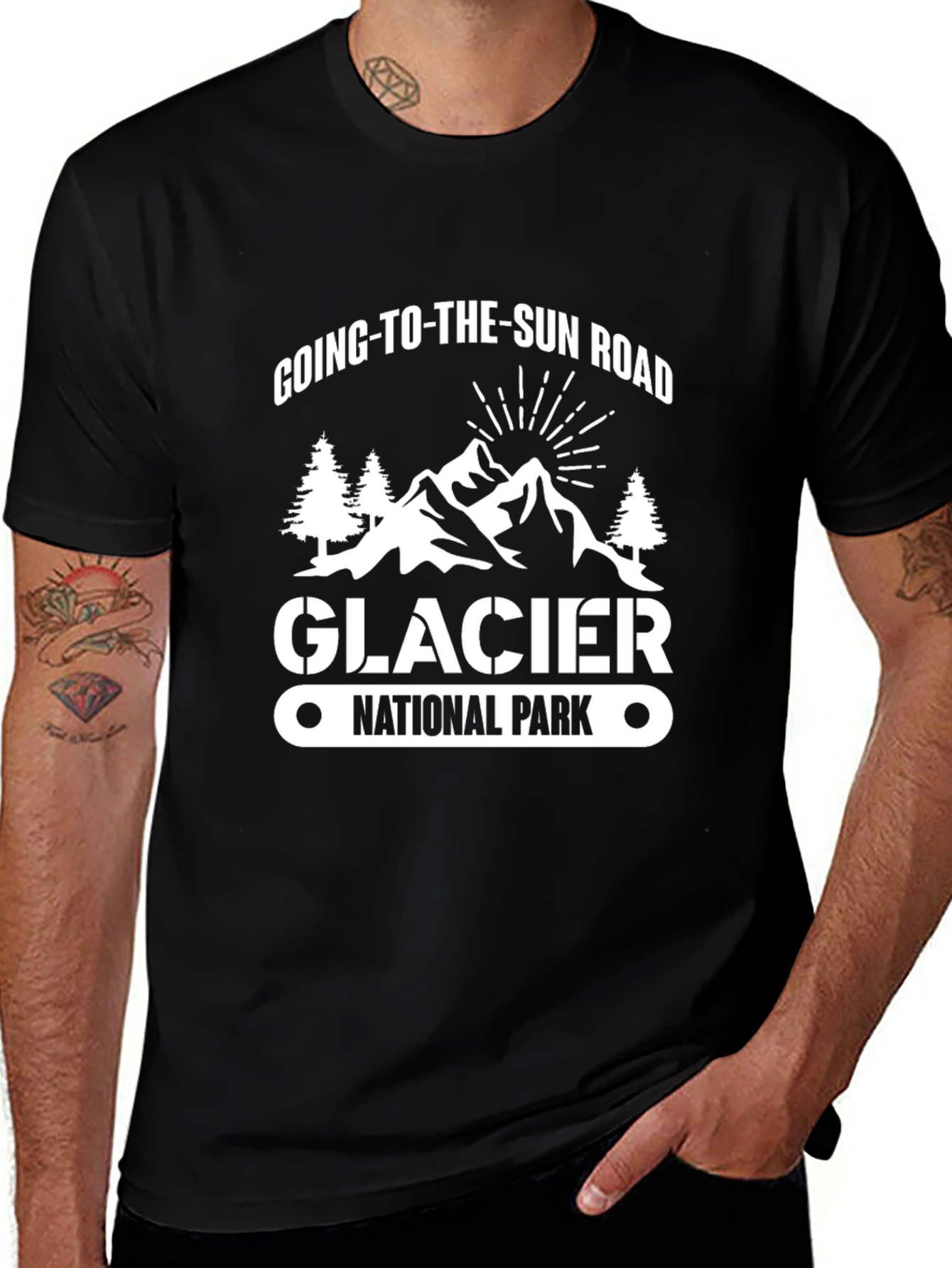 Glacier National Park T-Shirt - Going-to-the-Sun Road