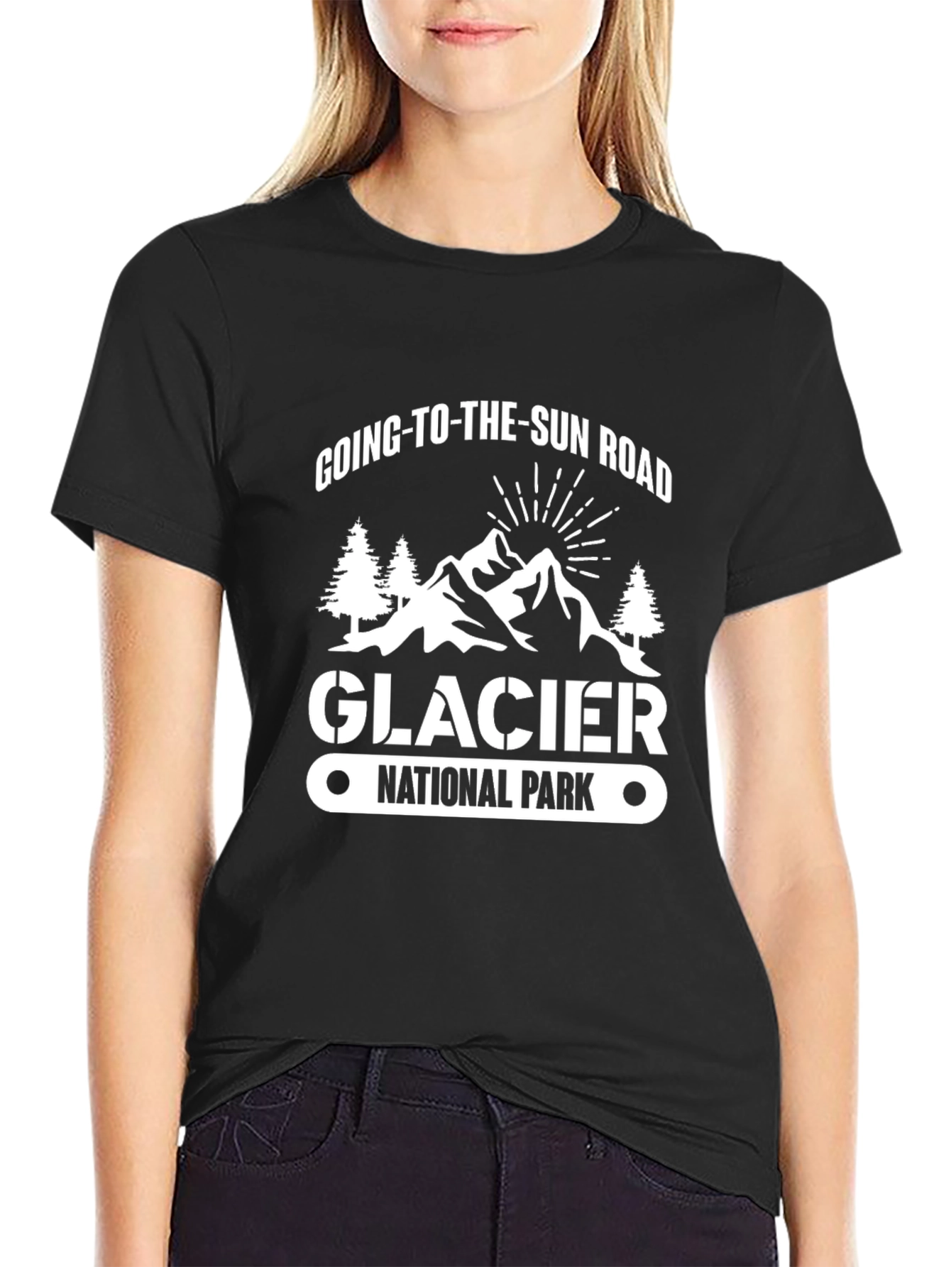 Glacier National Park T-Shirt - Going-to-the-Sun Road