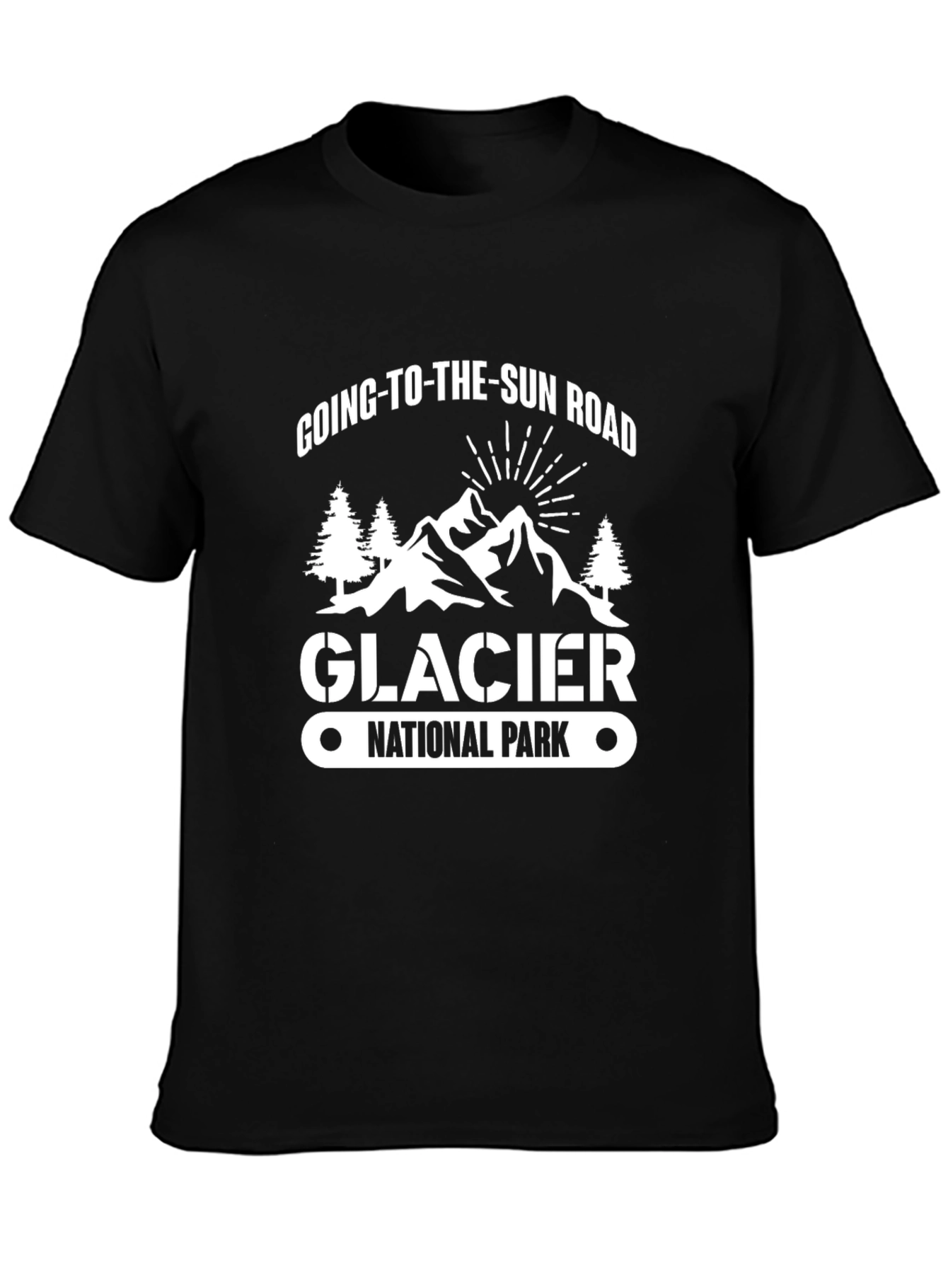 Glacier National Park T-Shirt - Going-to-the-Sun Road