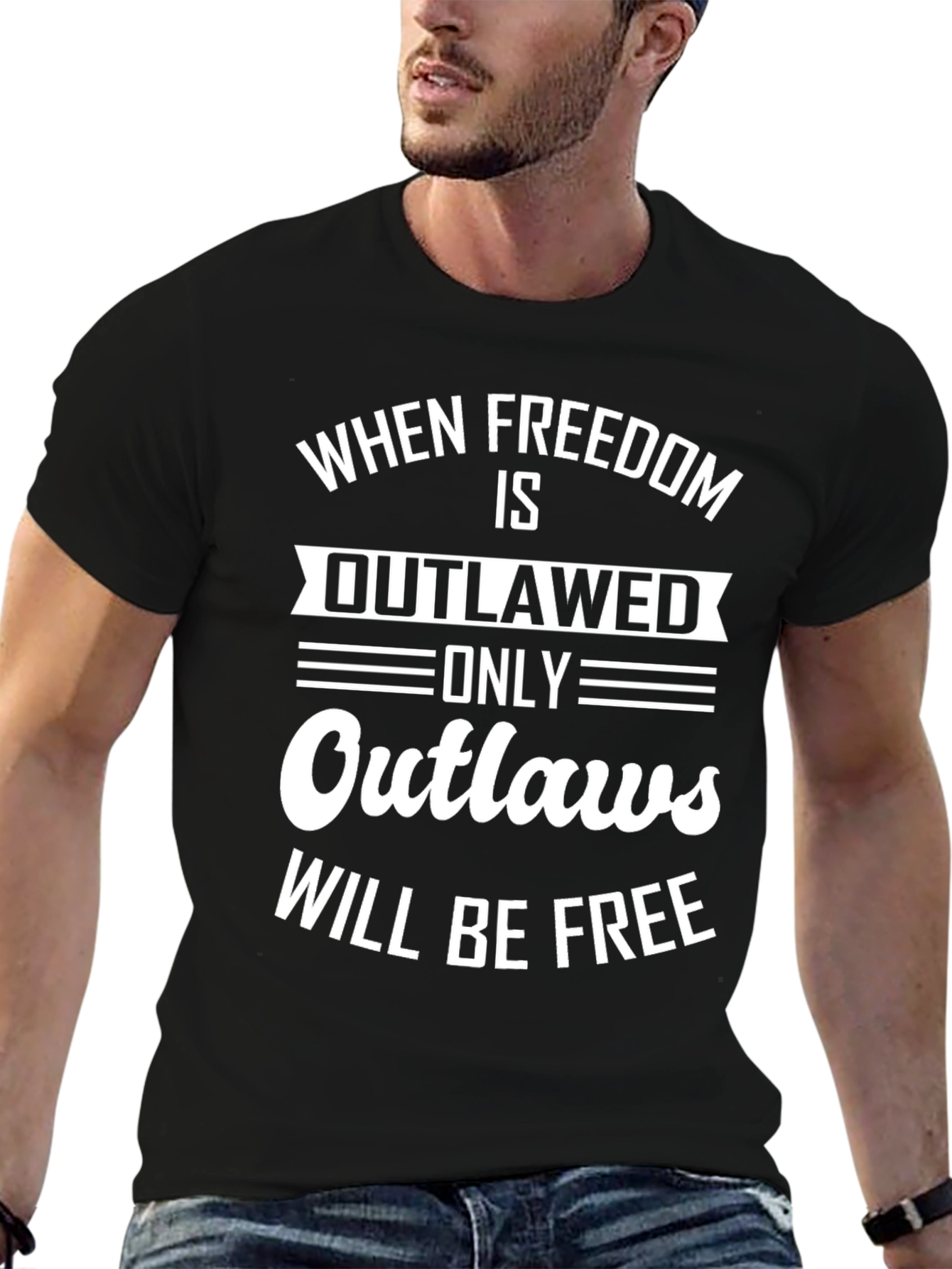 Freedom Outlaws Graphic T-Shirt