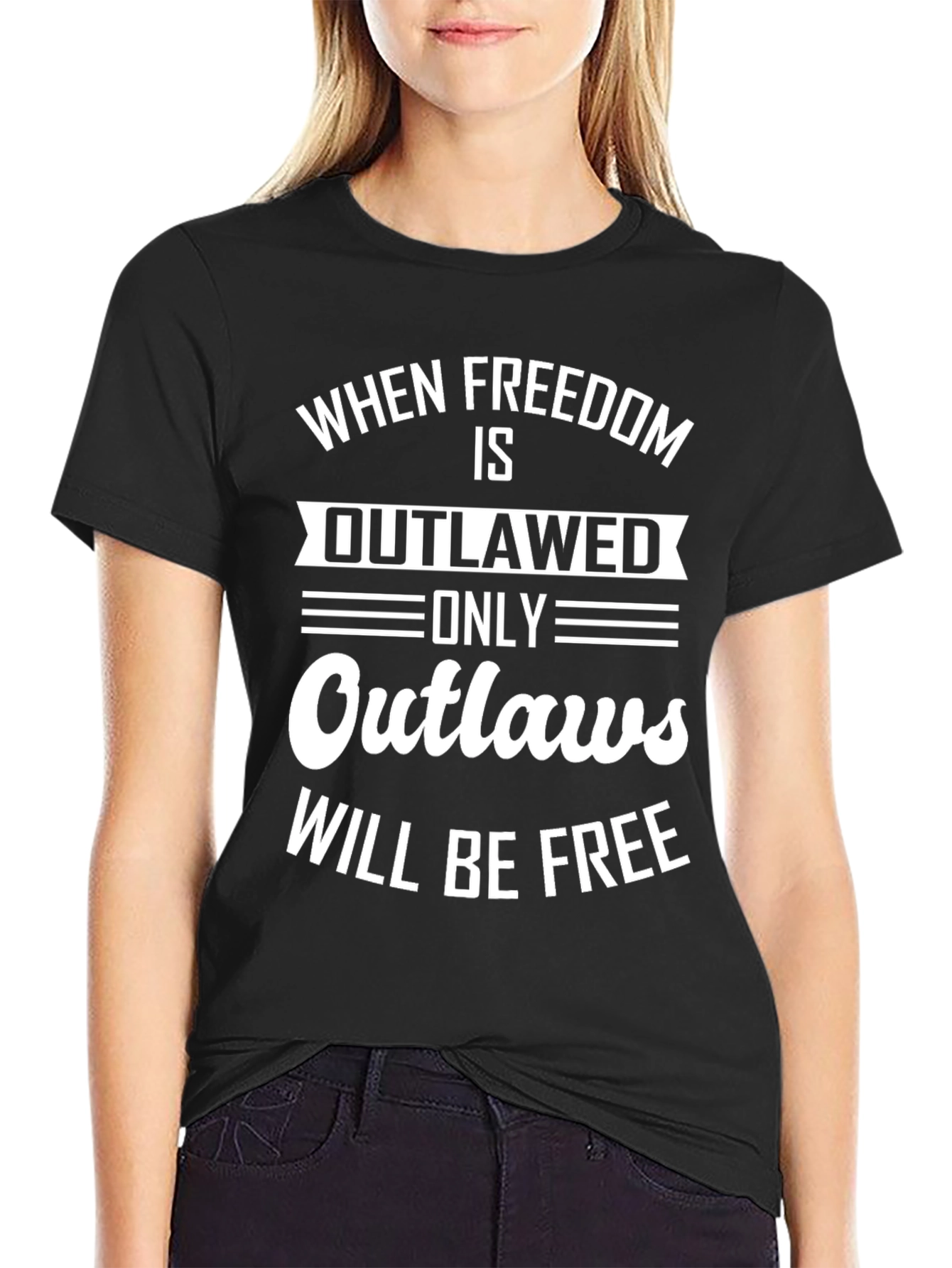 Freedom Outlaws Graphic T-Shirt