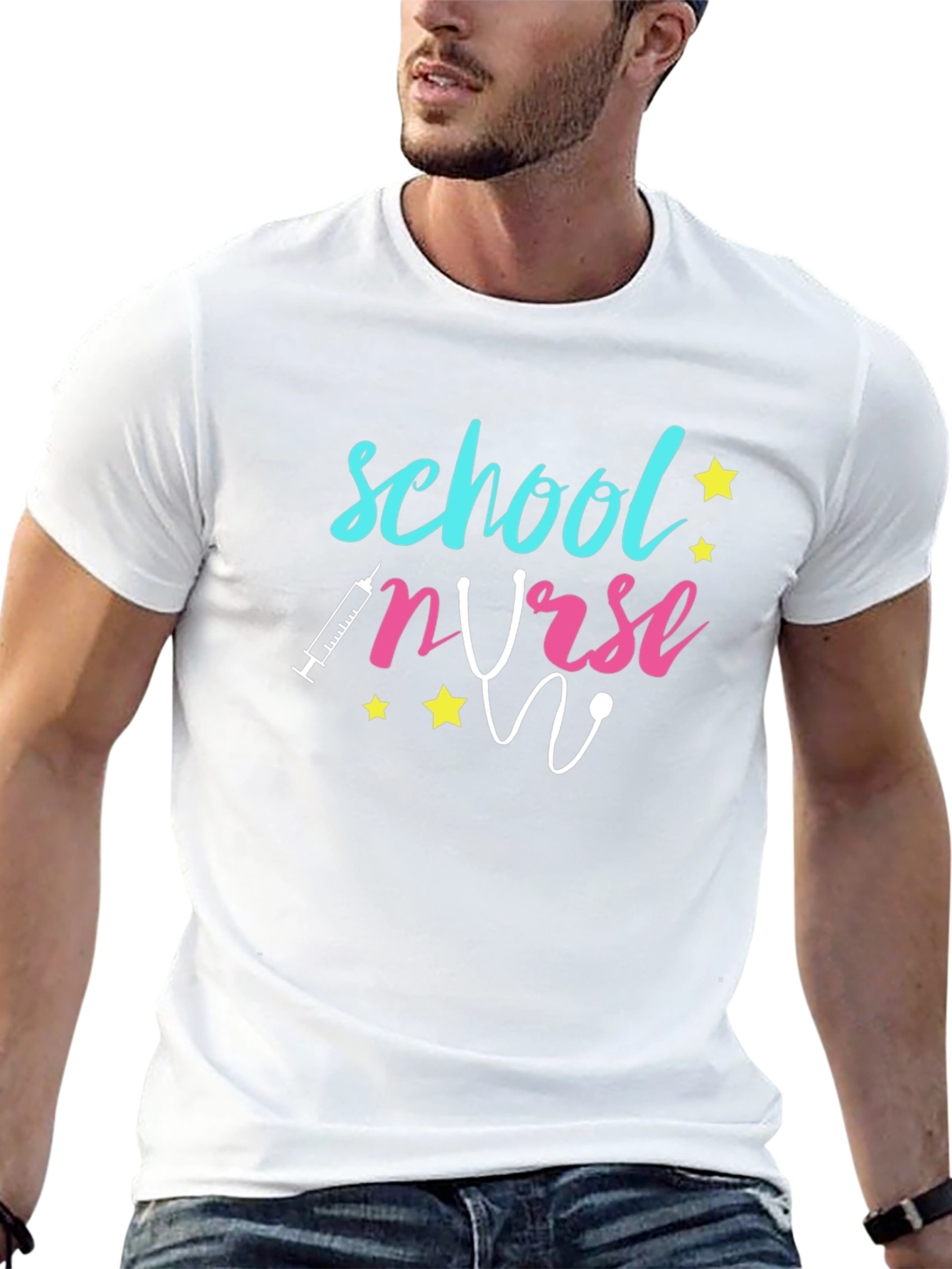 School Nurse Graphic T-Shirt