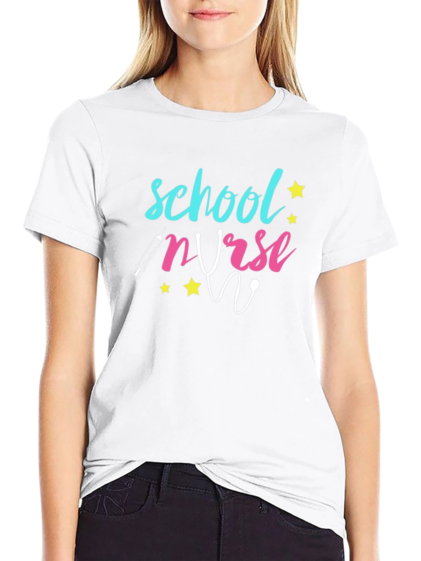 School Nurse Graphic T-Shirt