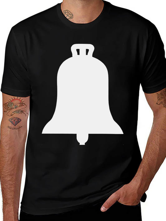Bell Graphic T-Shirt - Black Cotton Tee