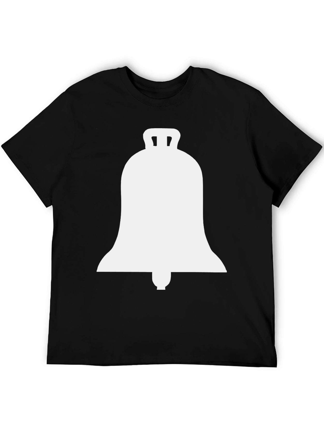 Bell Graphic T-Shirt - Black Cotton Tee