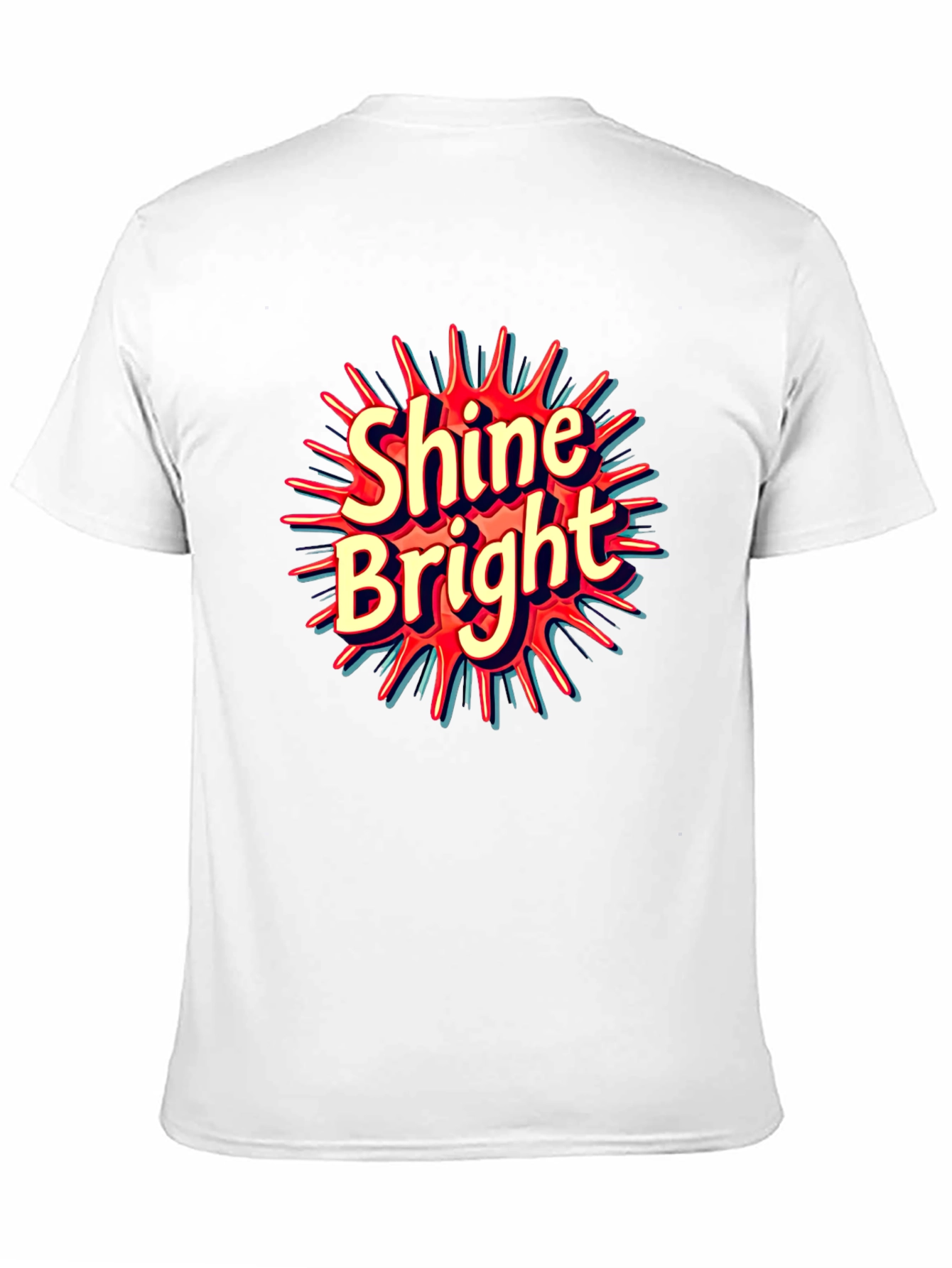 Shine Bright Graphic Tee - Trendy Black T-Shirt