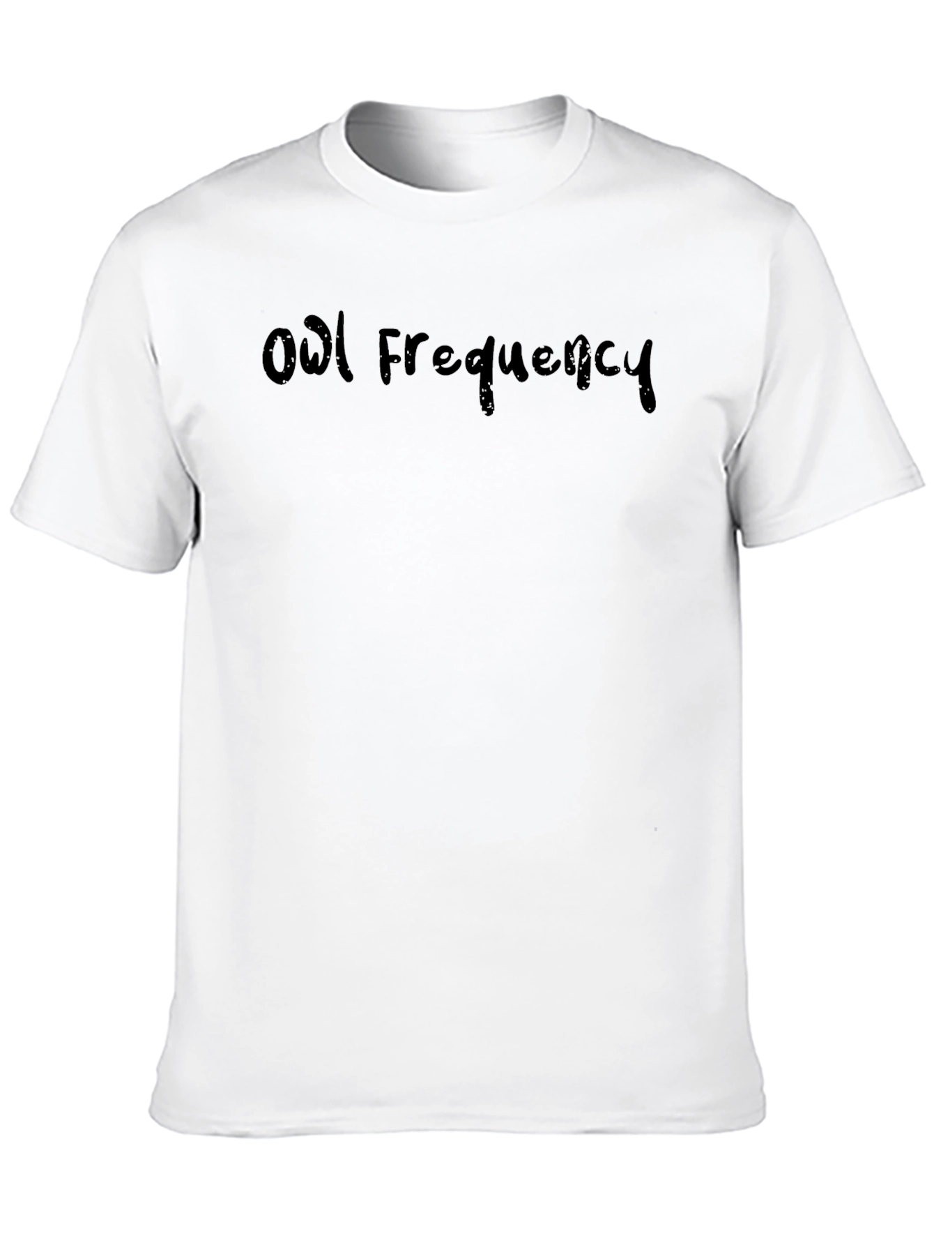 Owl Frequency Black T-Shirt