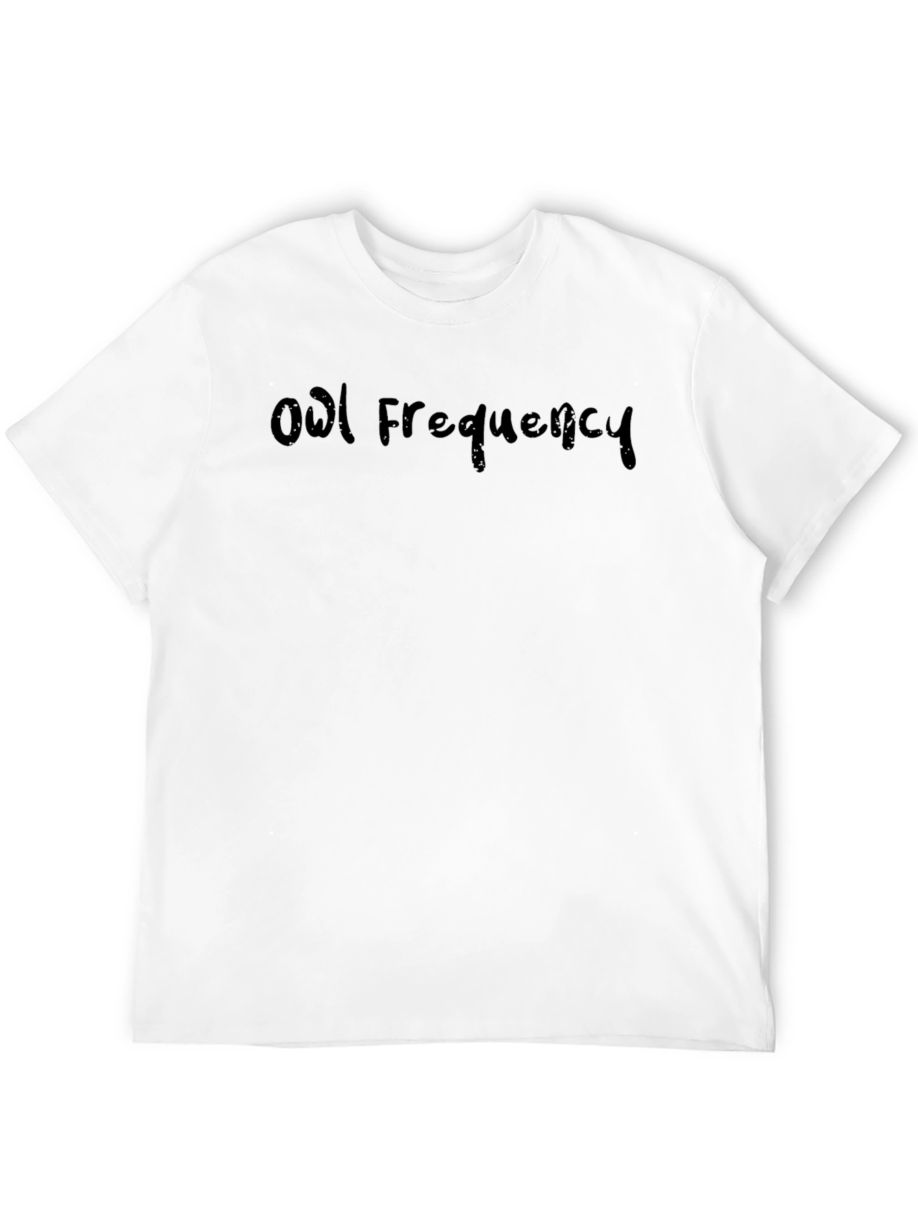 Owl Frequency Black T-Shirt