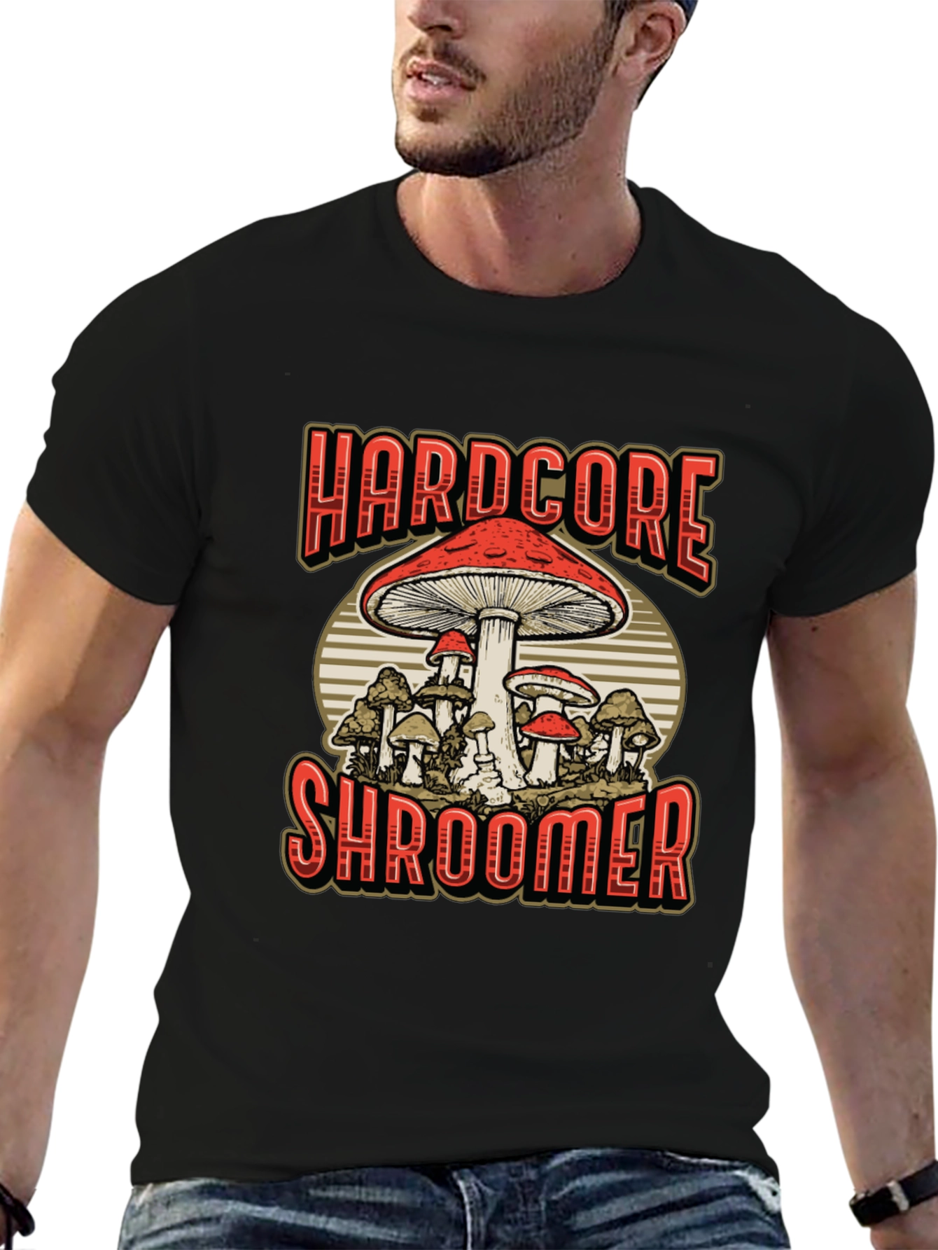 Hardcore Shroomer Graphic T-Shirt