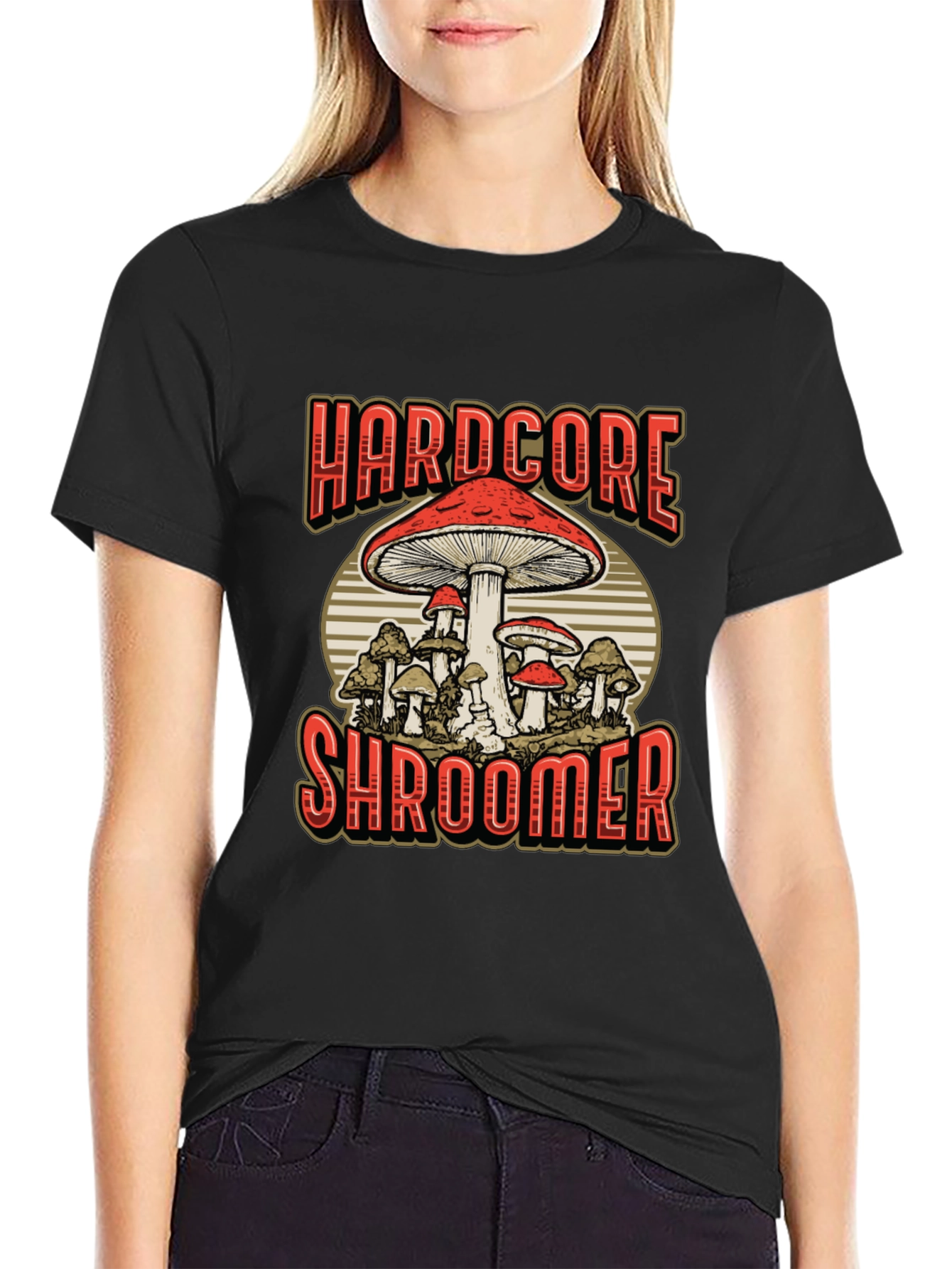Hardcore Shroomer Graphic T-Shirt