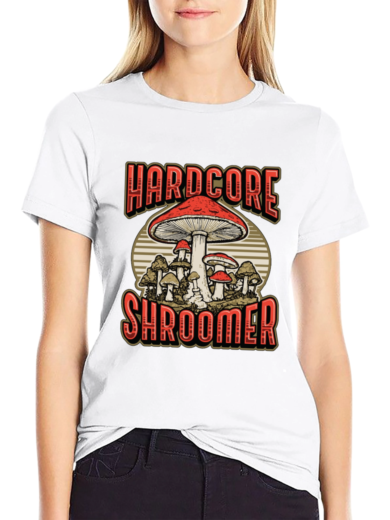 Hardcore Shroomer Graphic T-Shirt