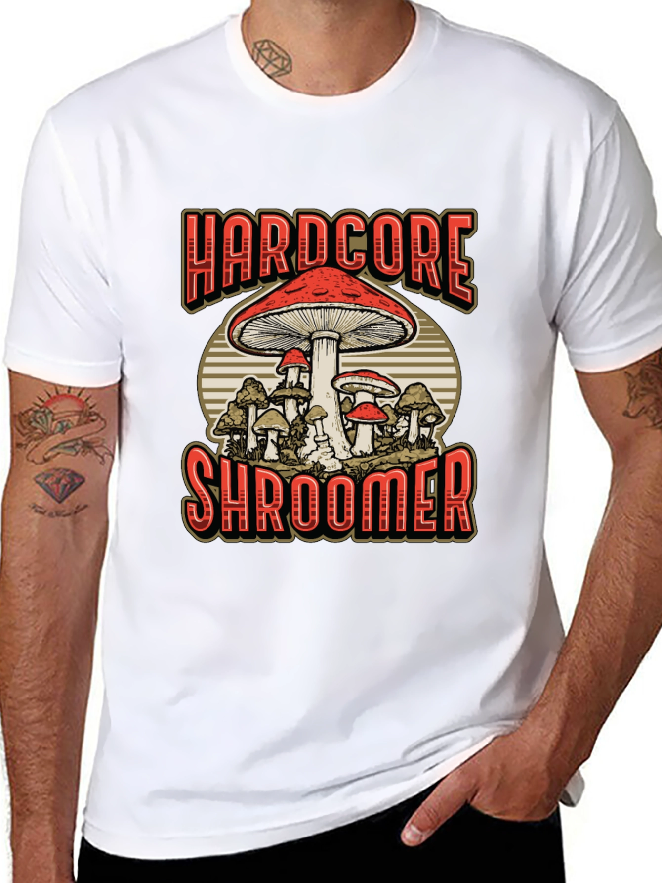 Hardcore Shroomer Graphic T-Shirt