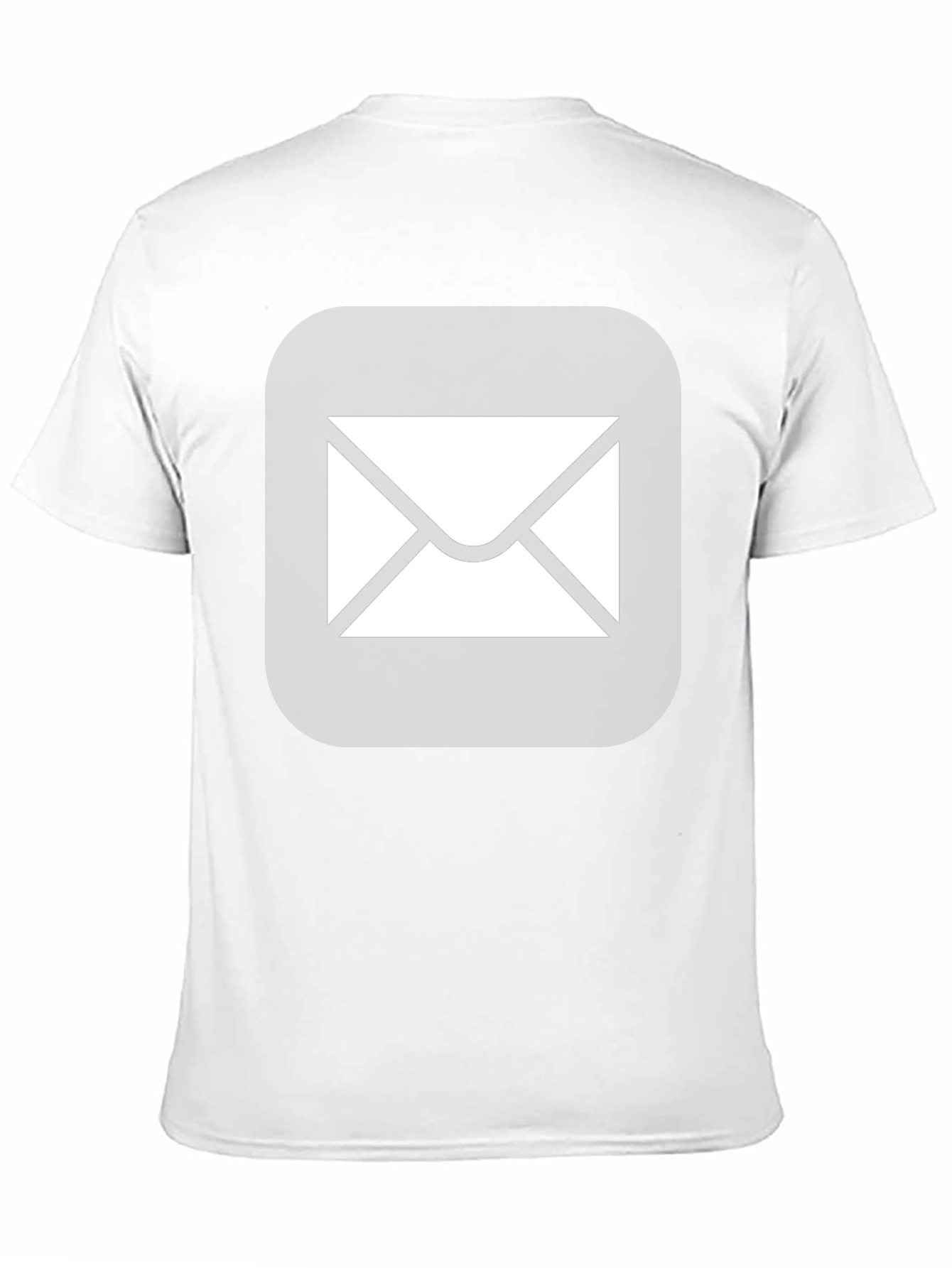 Email Icon Black T-Shirt