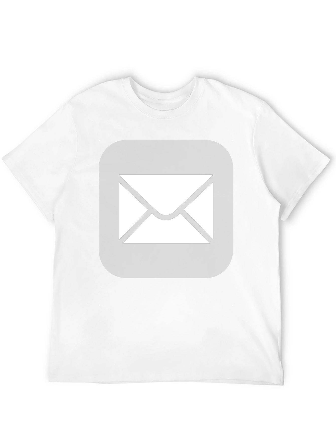 Email Icon Black T-Shirt