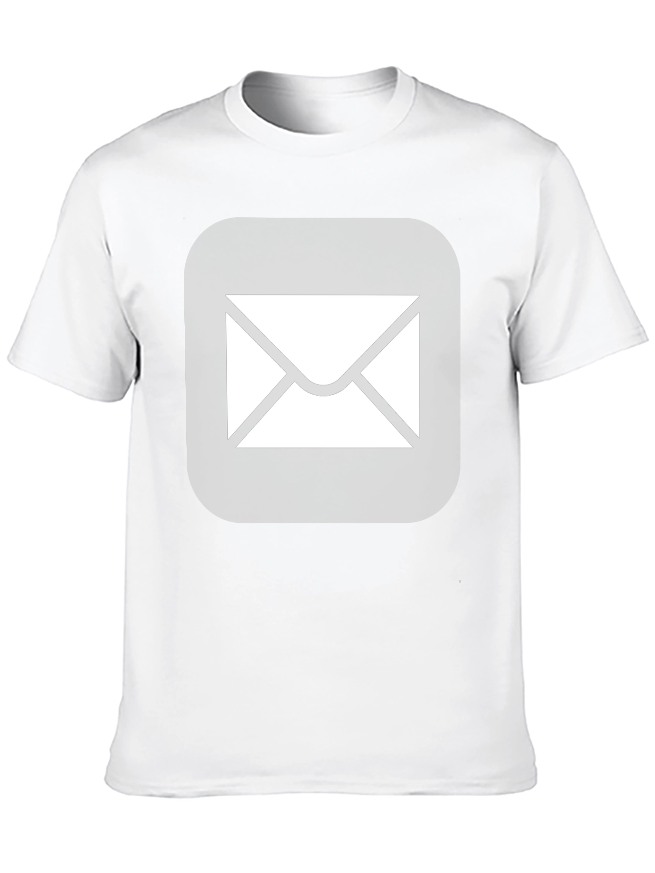 Email Icon Black T-Shirt