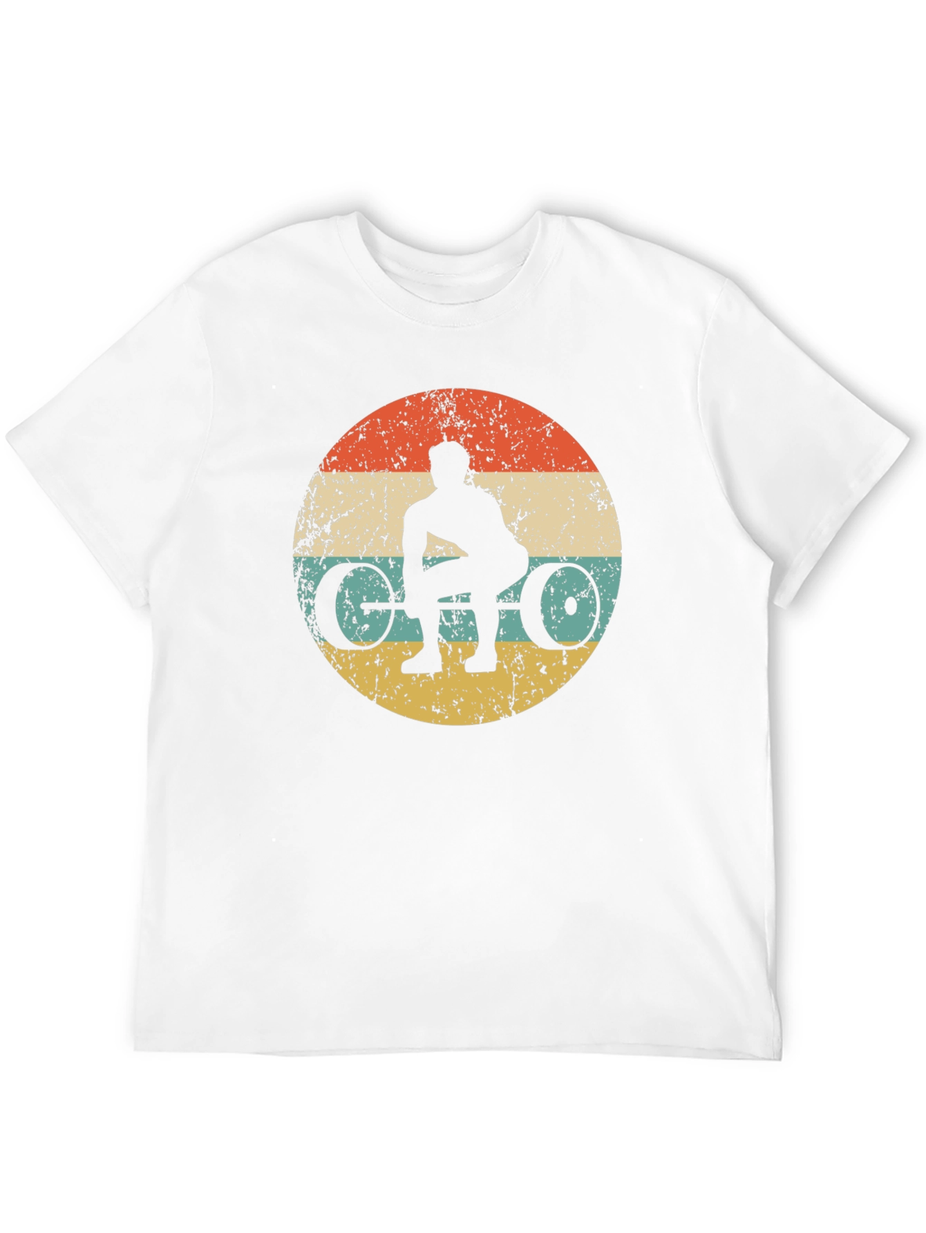 Retro Weightlifting T-Shirt - Deadlift Design