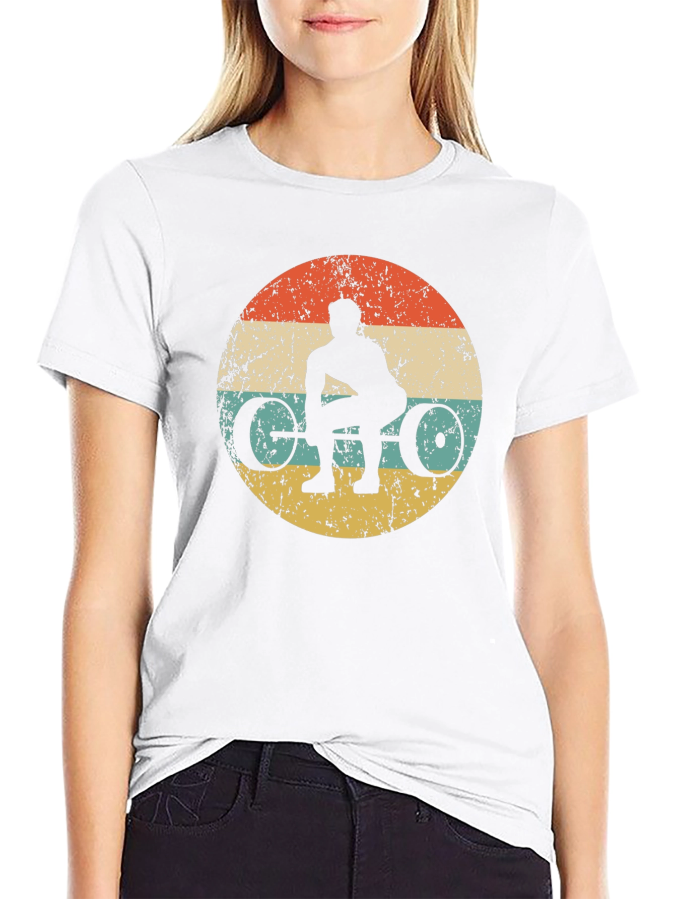 Retro Weightlifting T-Shirt - Deadlift Design