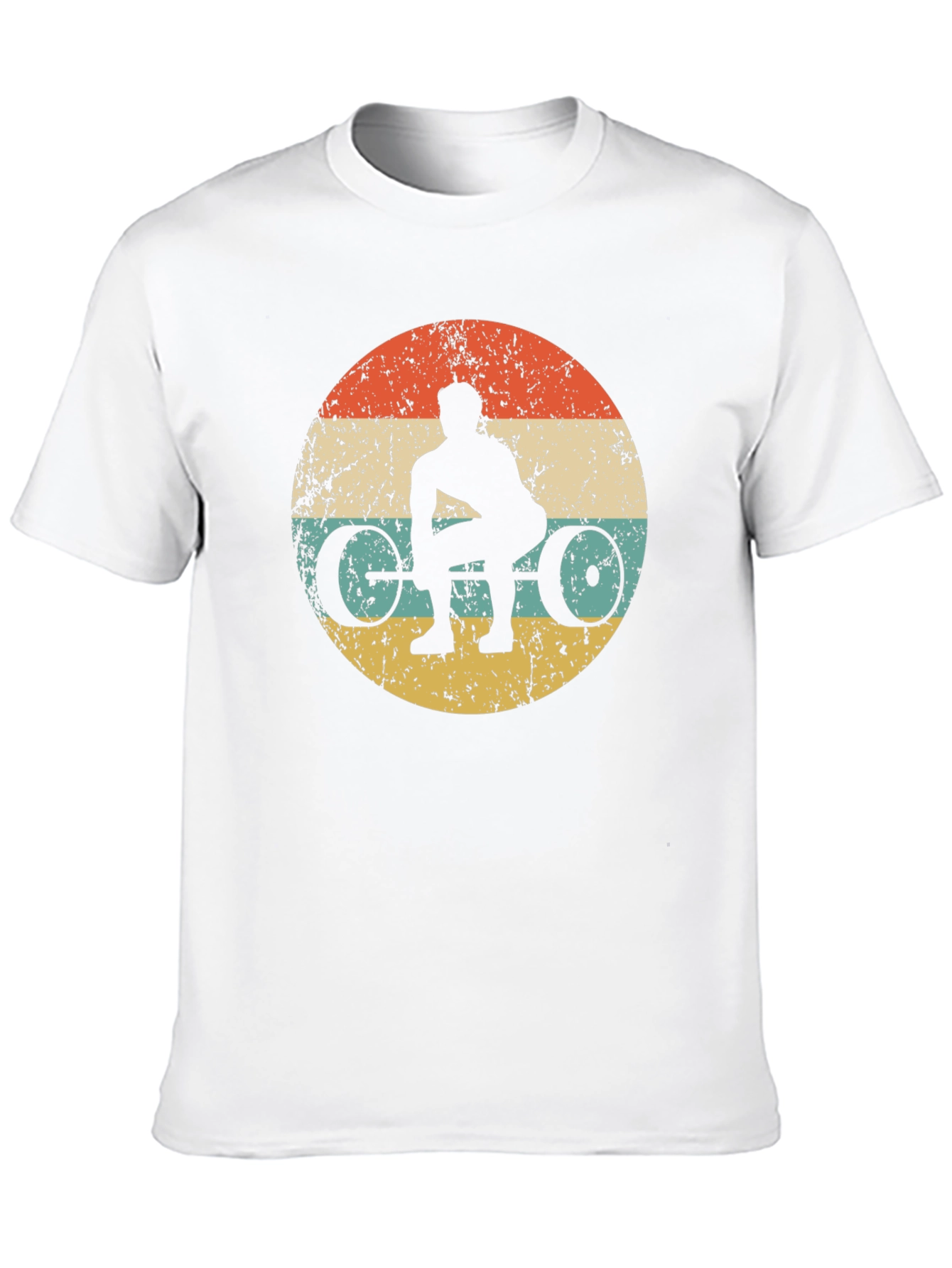 Retro Weightlifting T-Shirt - Deadlift Design